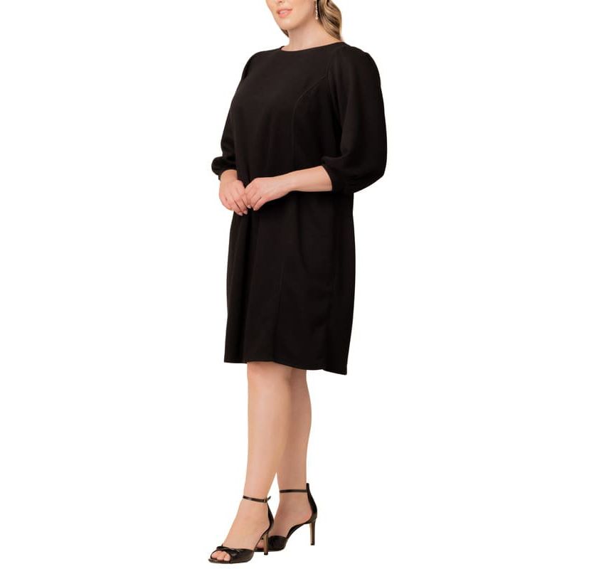Womens Plus Size Madison Sweater Knit Shift Dress