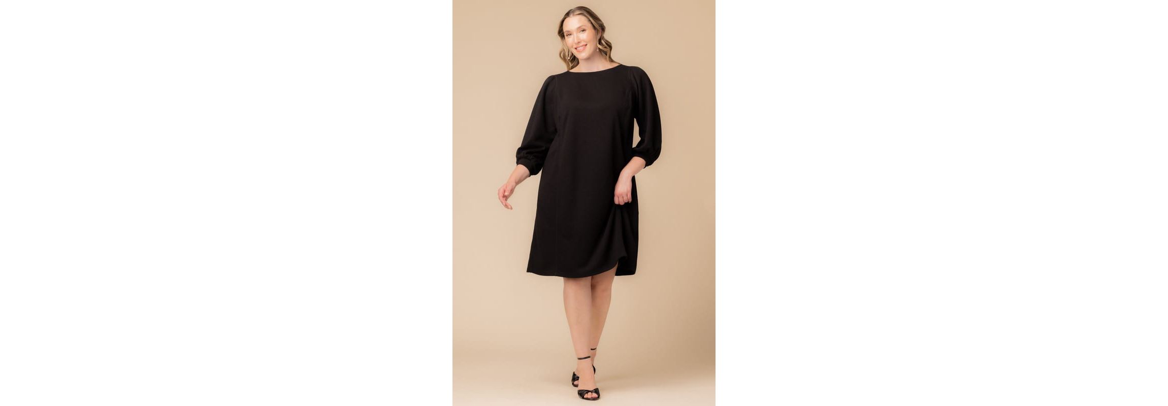 Womens Plus Size Madison Sweater Knit Shift Dress