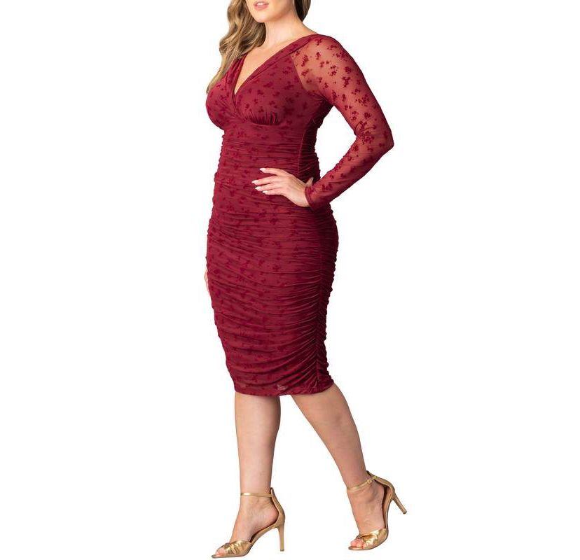 plus ruched bodycon dress Final Sale Plus Size Glitter Shimmer Off The Shoulder Ruched BodyCon Dress  in Black