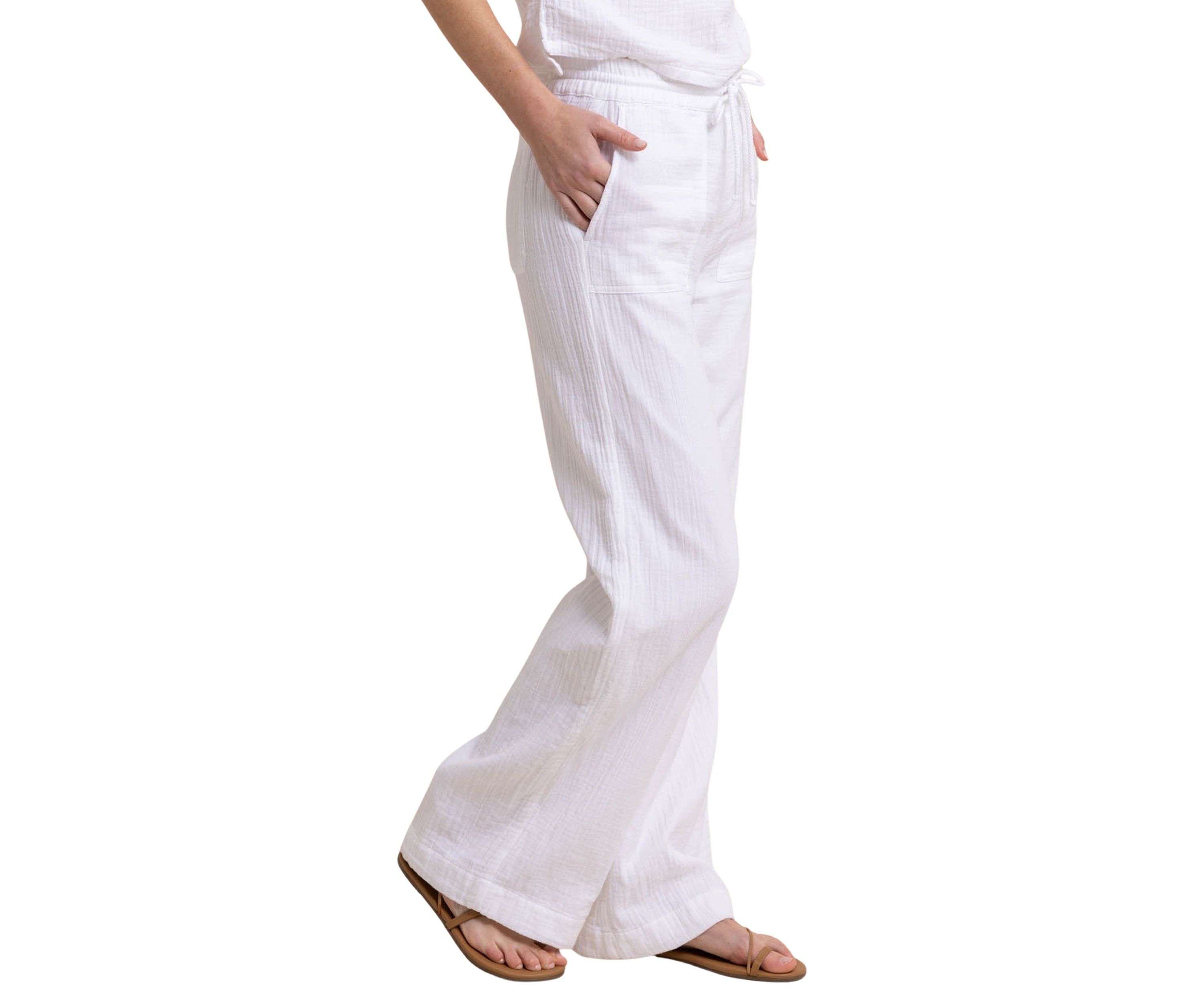Womens Laken Wide Leg Pants