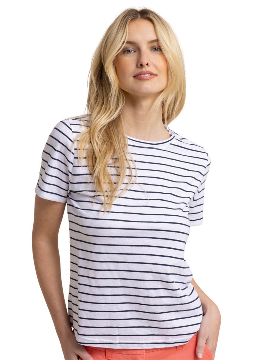 Sun Fare Striped Crew Neck T-Shirt
