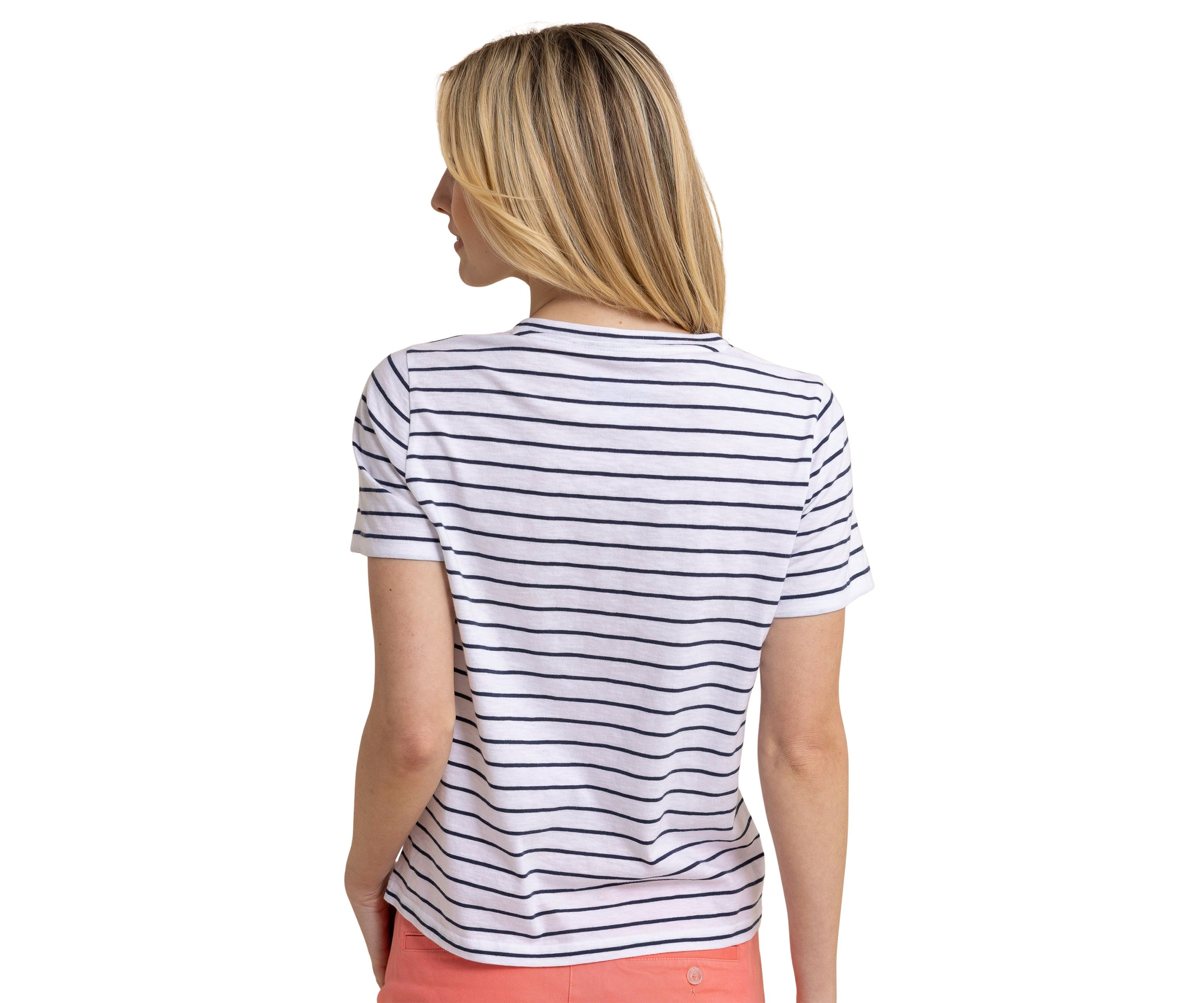 Sun Fare Striped Crew Neck T-Shirt