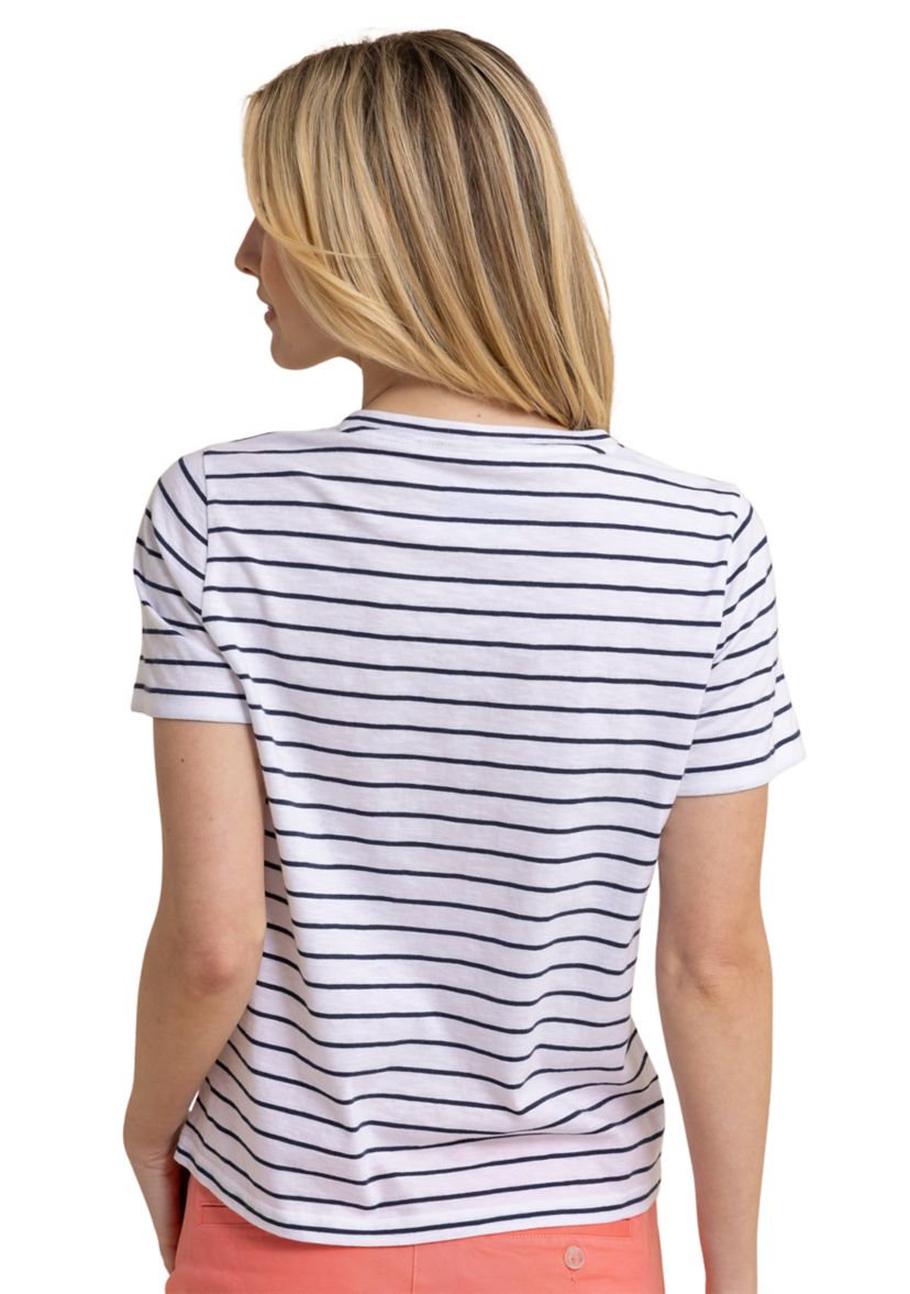 Sun Fare Striped Crew Neck T-Shirt