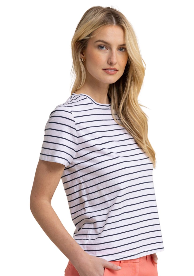 Sun Fare Striped Crew Neck T-Shirt