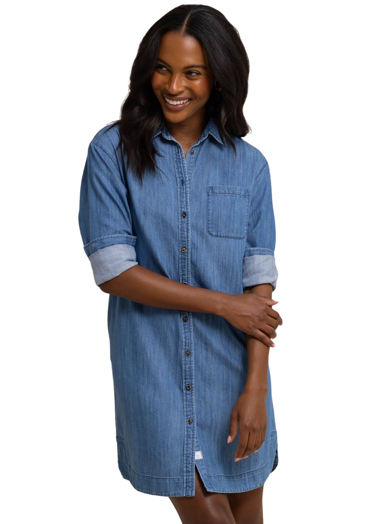 Womens Cam Denim Dress
