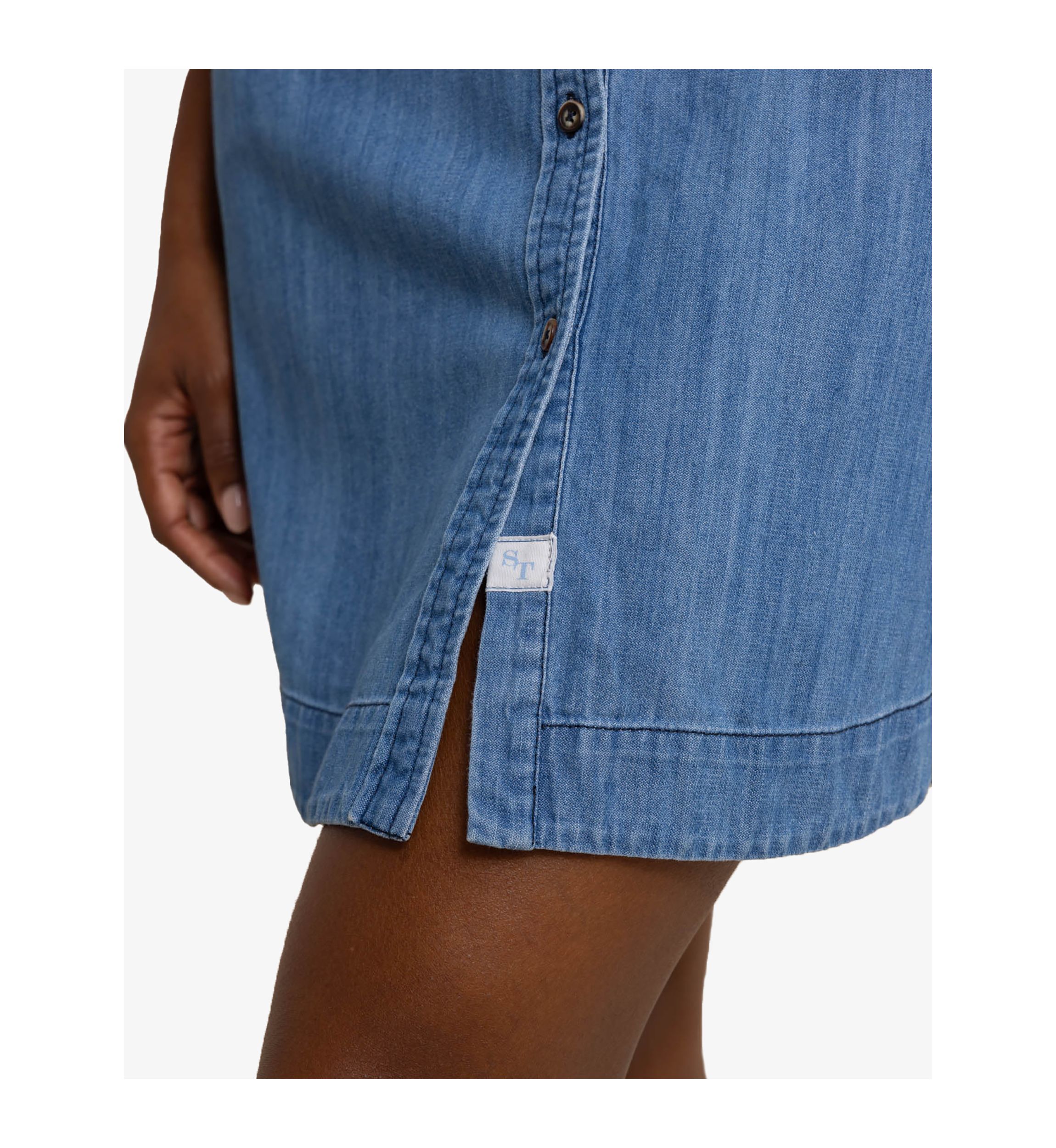 Womens Cam Denim Dress
