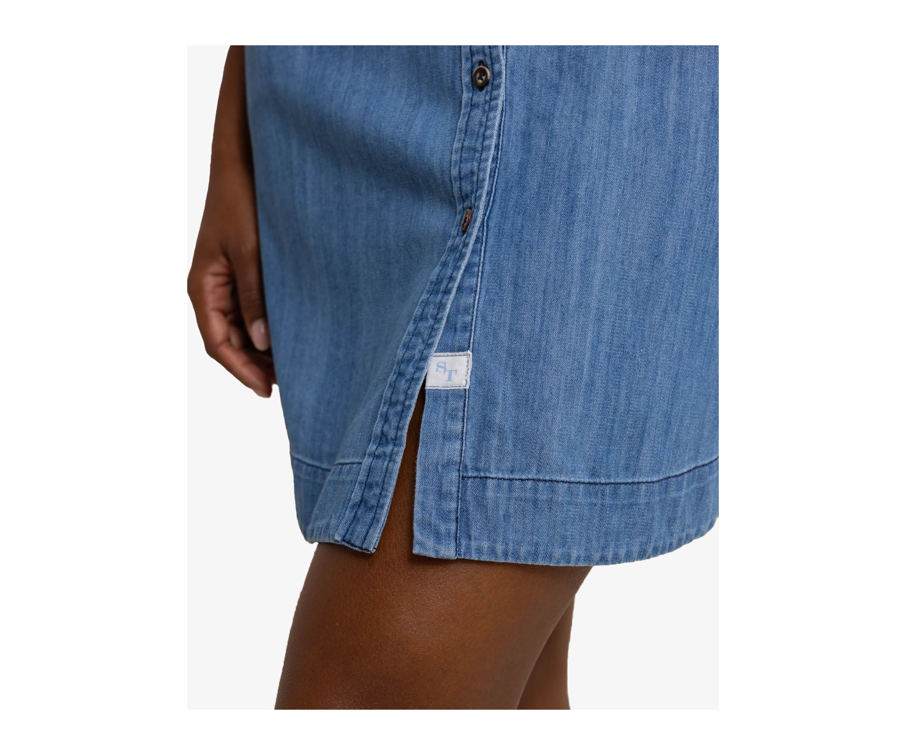 Womens Cam Denim Dress
