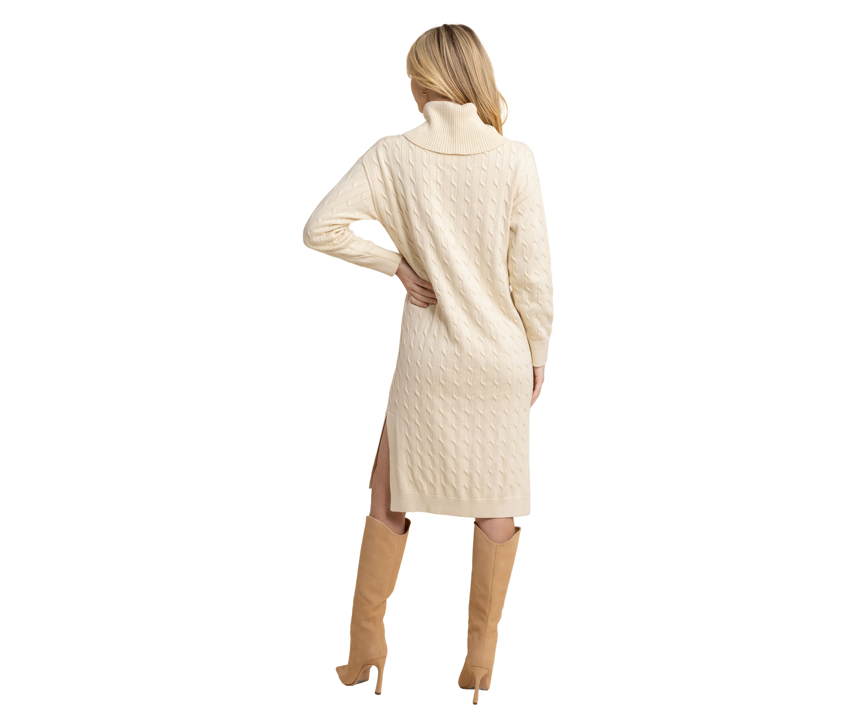 Womens Brea Turtleneck Sweater Dress