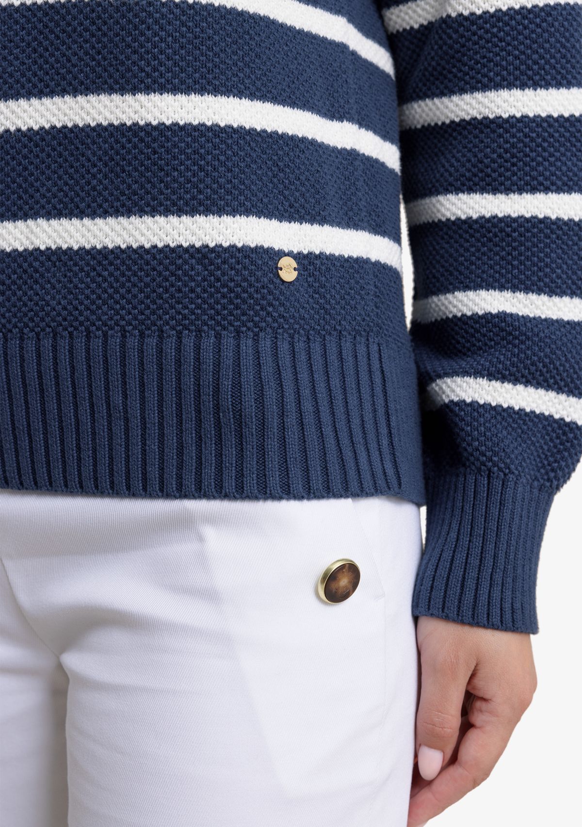 Womens Haisley Striped Sweater