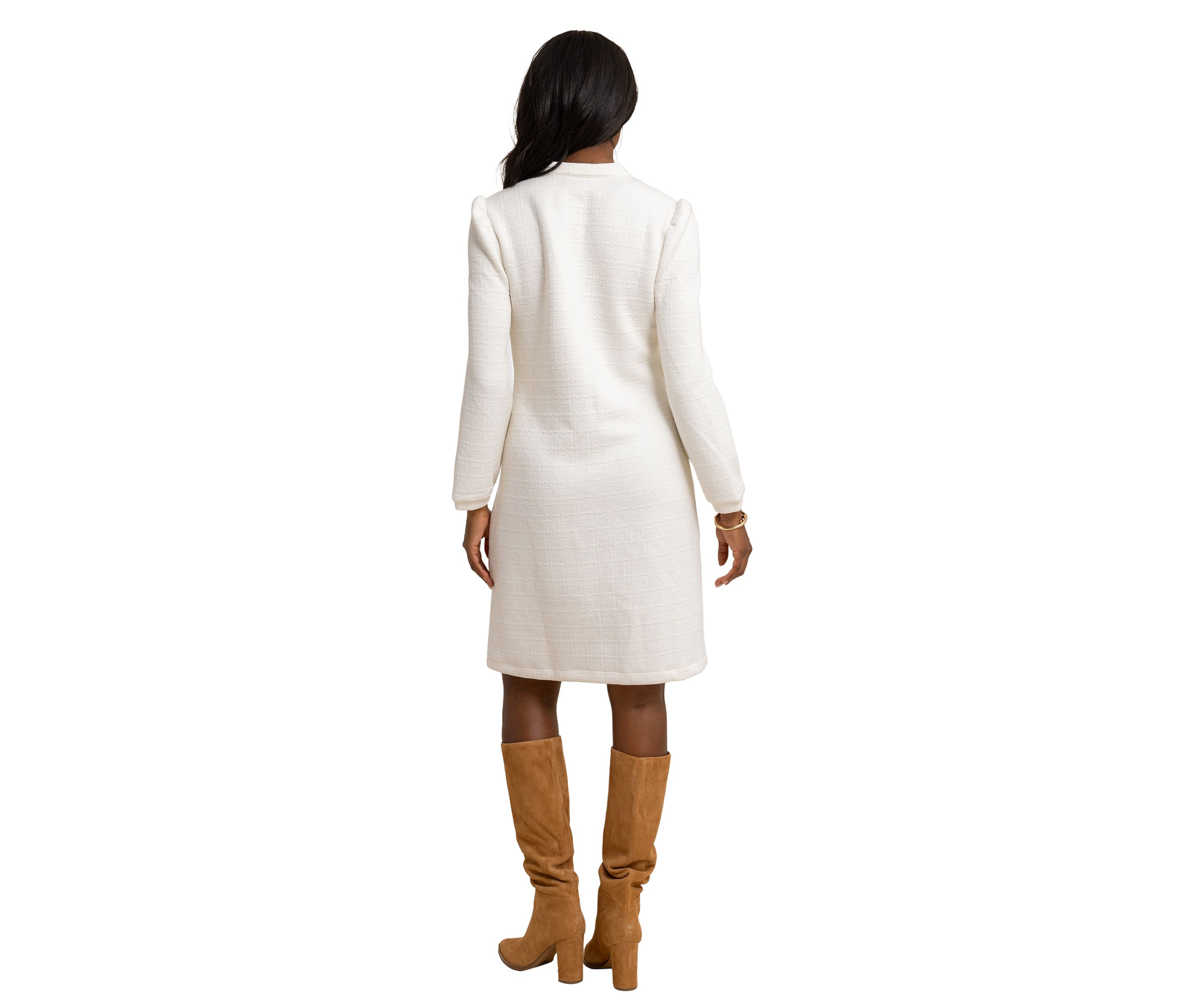 Womens Open Quilted Dress
