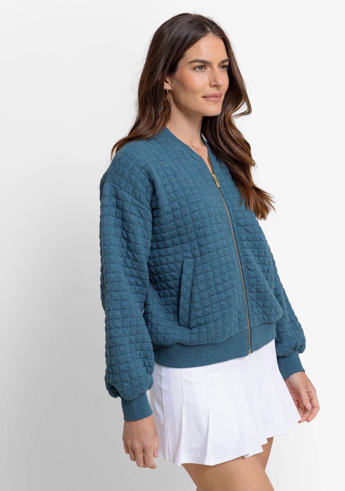 Womens Sutton Heather Quilted Jacket 