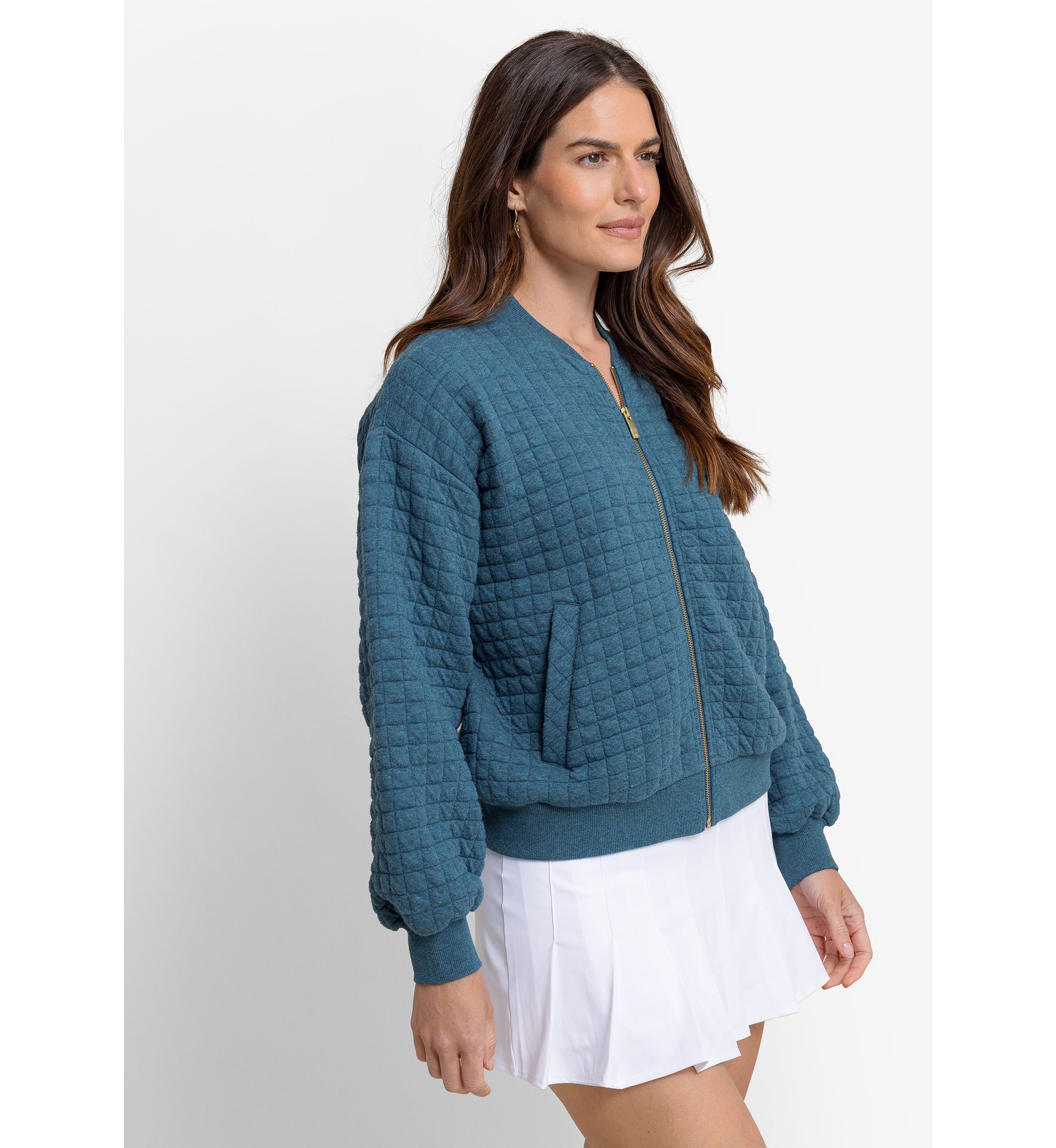 Womens Sutton Heather Quilted Jacket 