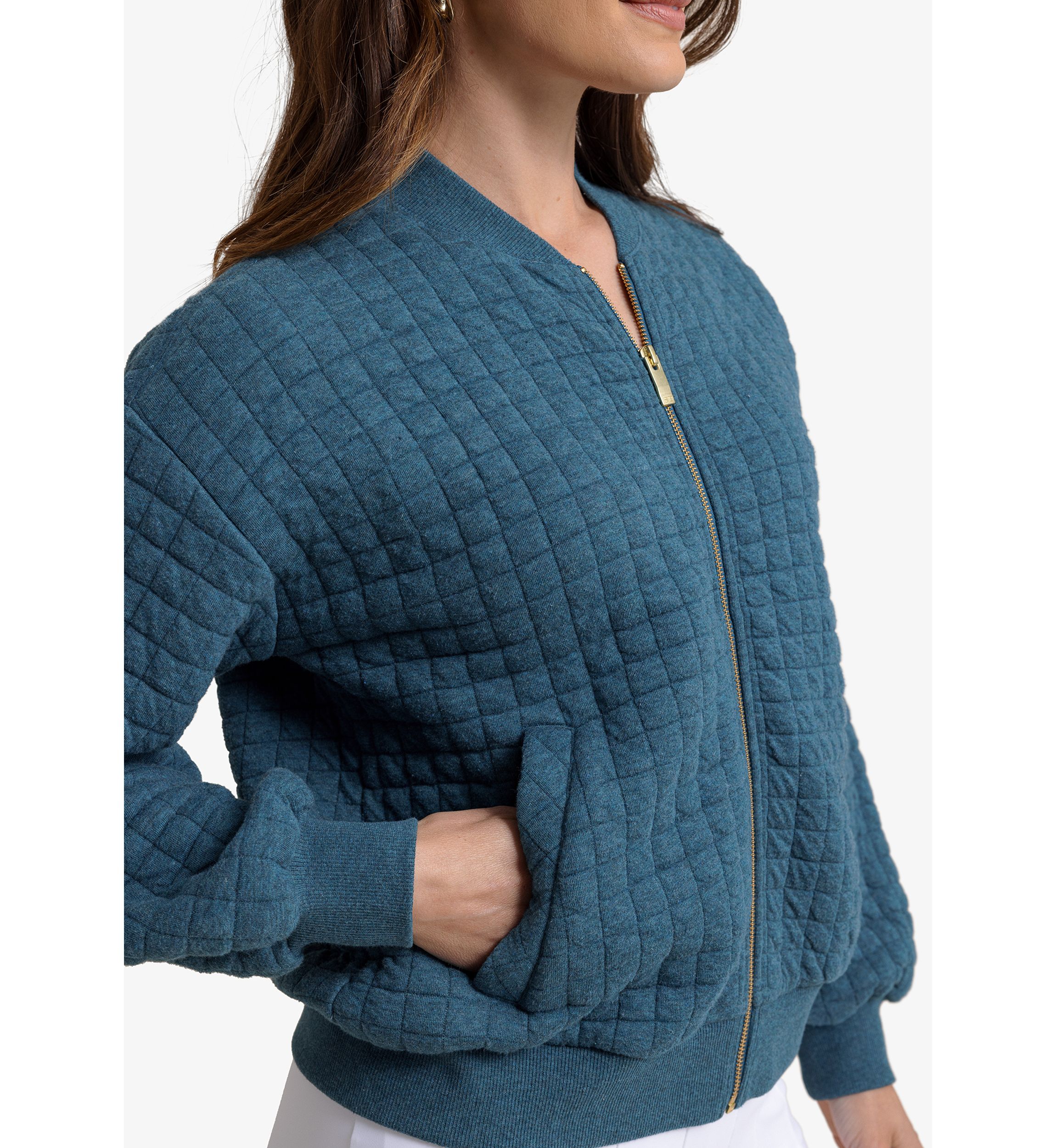 Womens Sutton Heather Quilted Jacket 