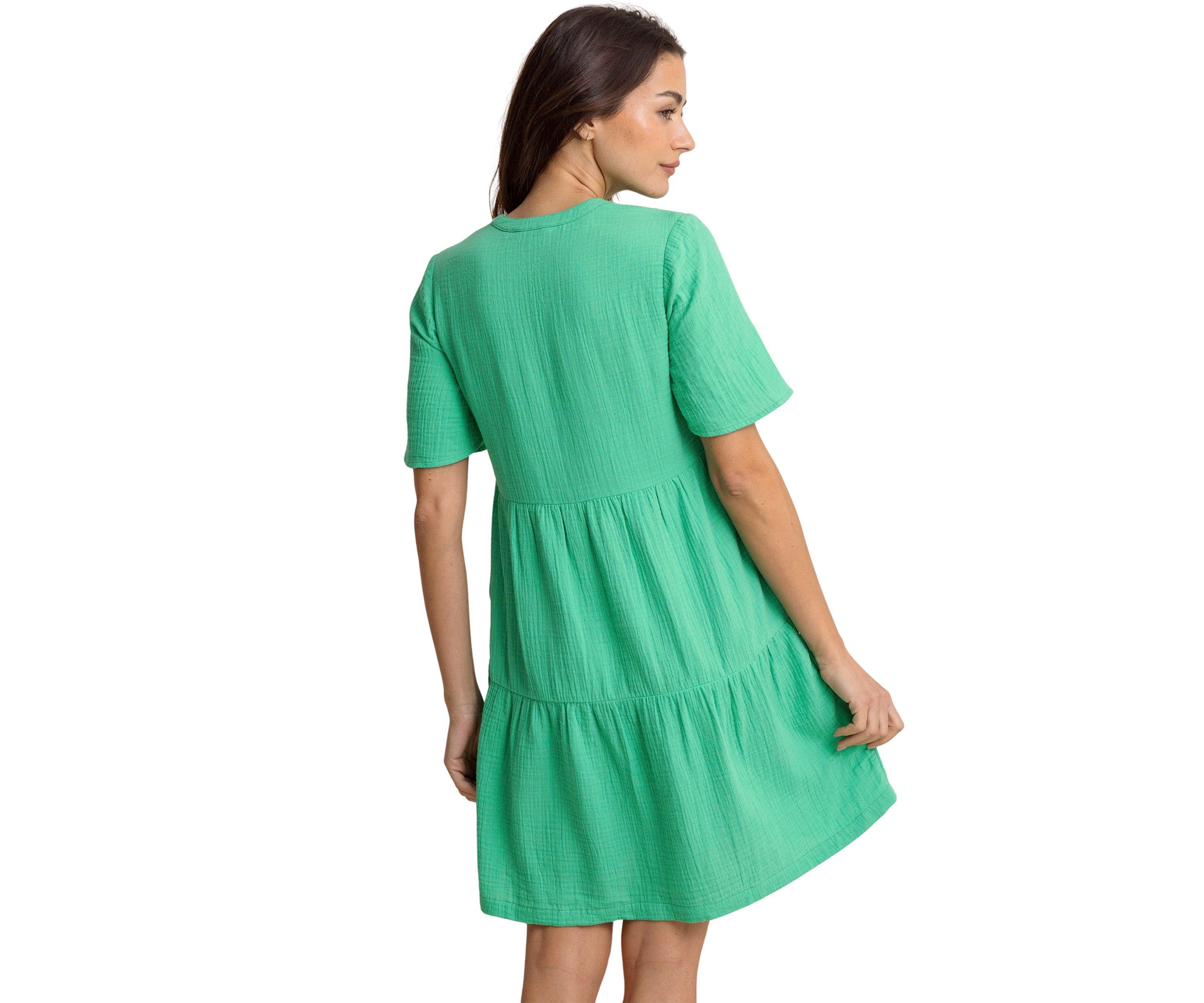 Womens Harper Gauze Short Dress