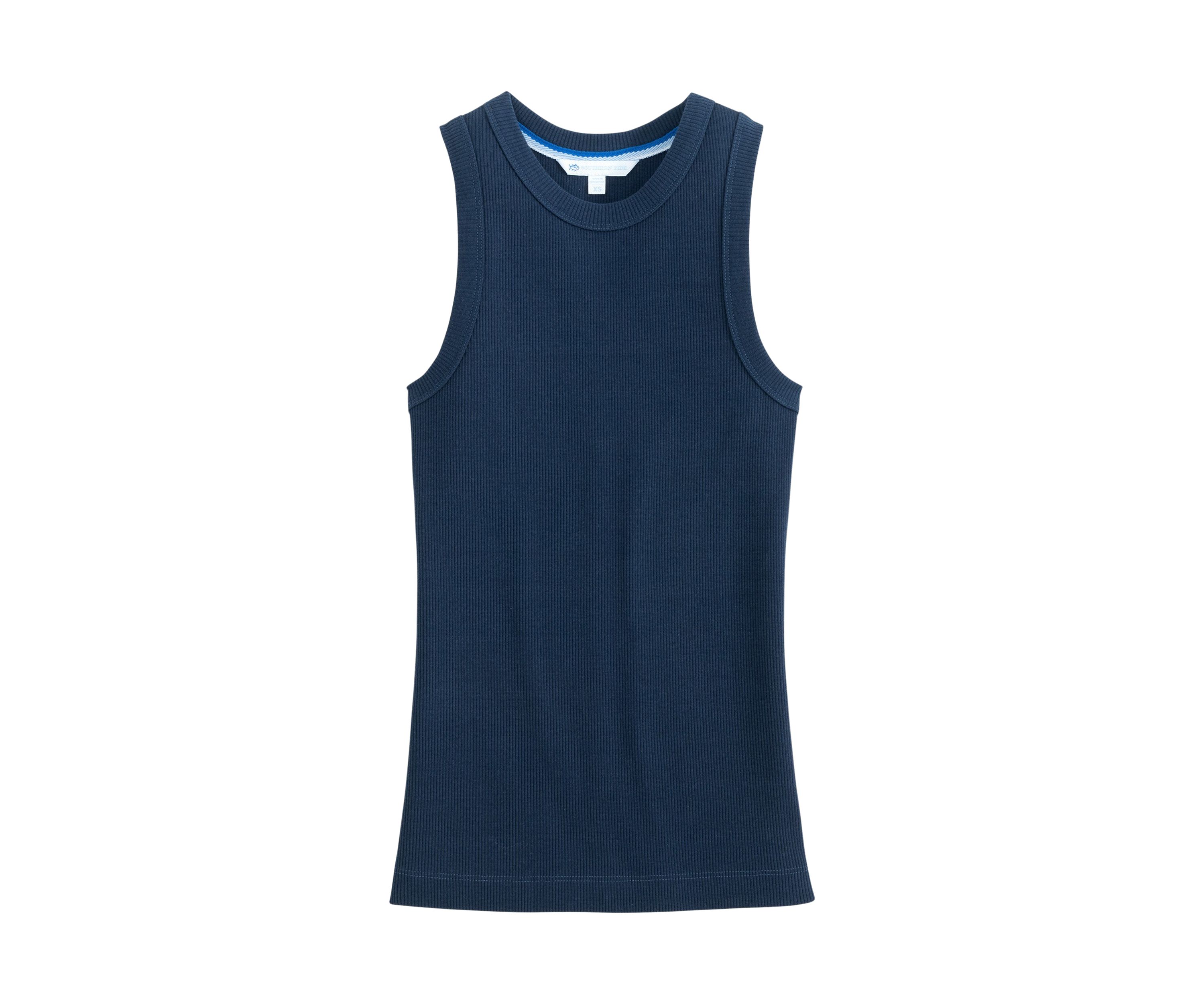 Womens Solid Rib Tank 