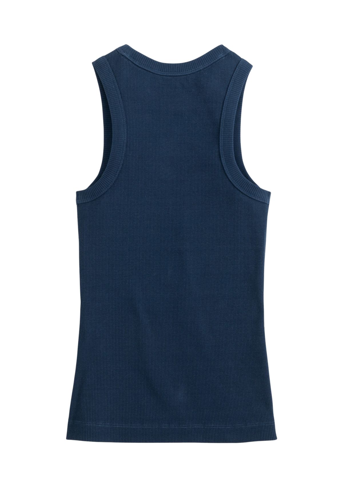 Womens Solid Rib Tank 