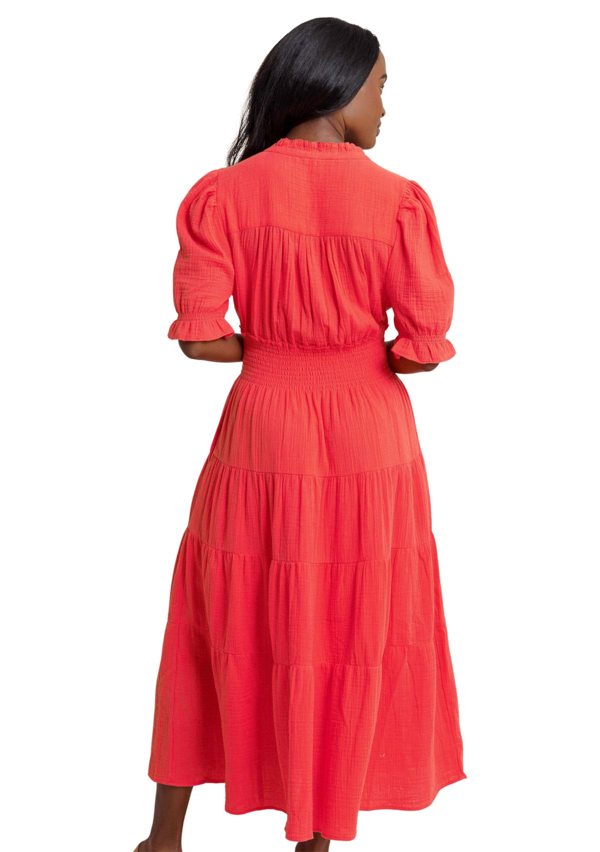 Womens Christa Gauze Maxi Dress 