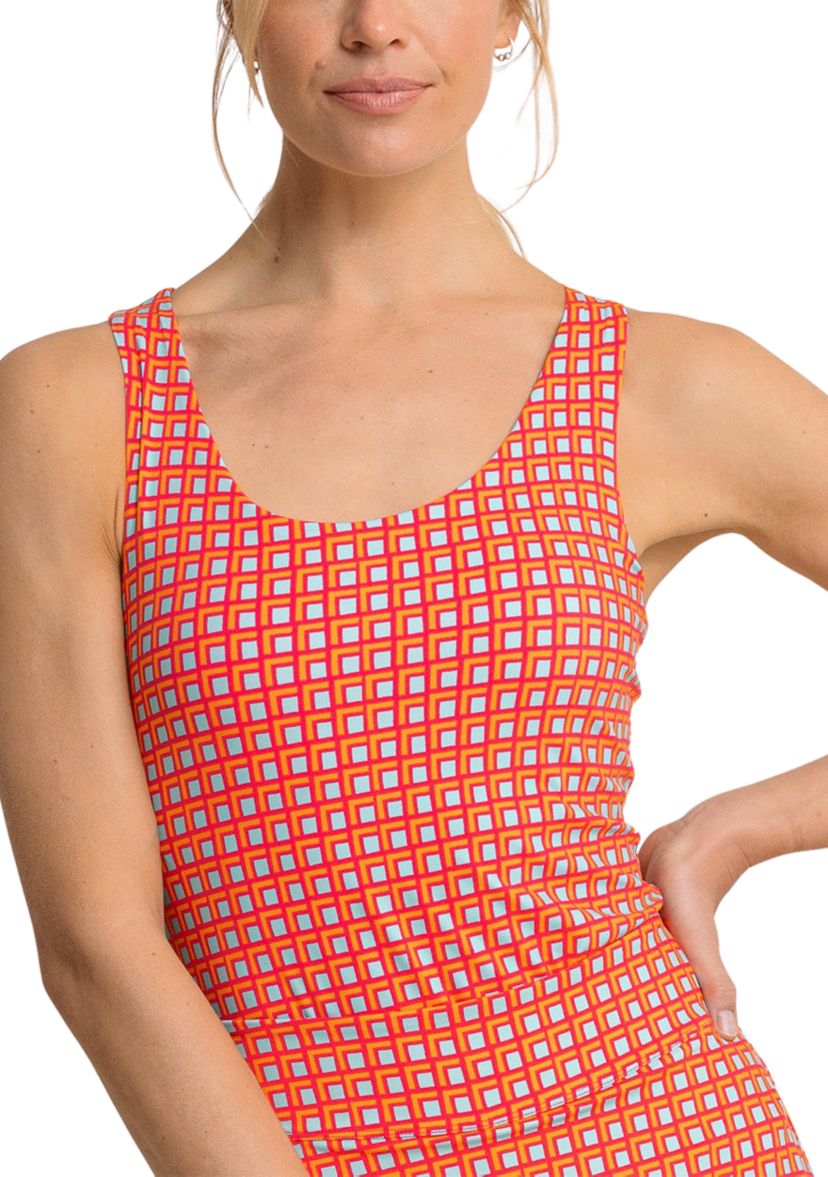 Natalie Printed Cross Back Tank