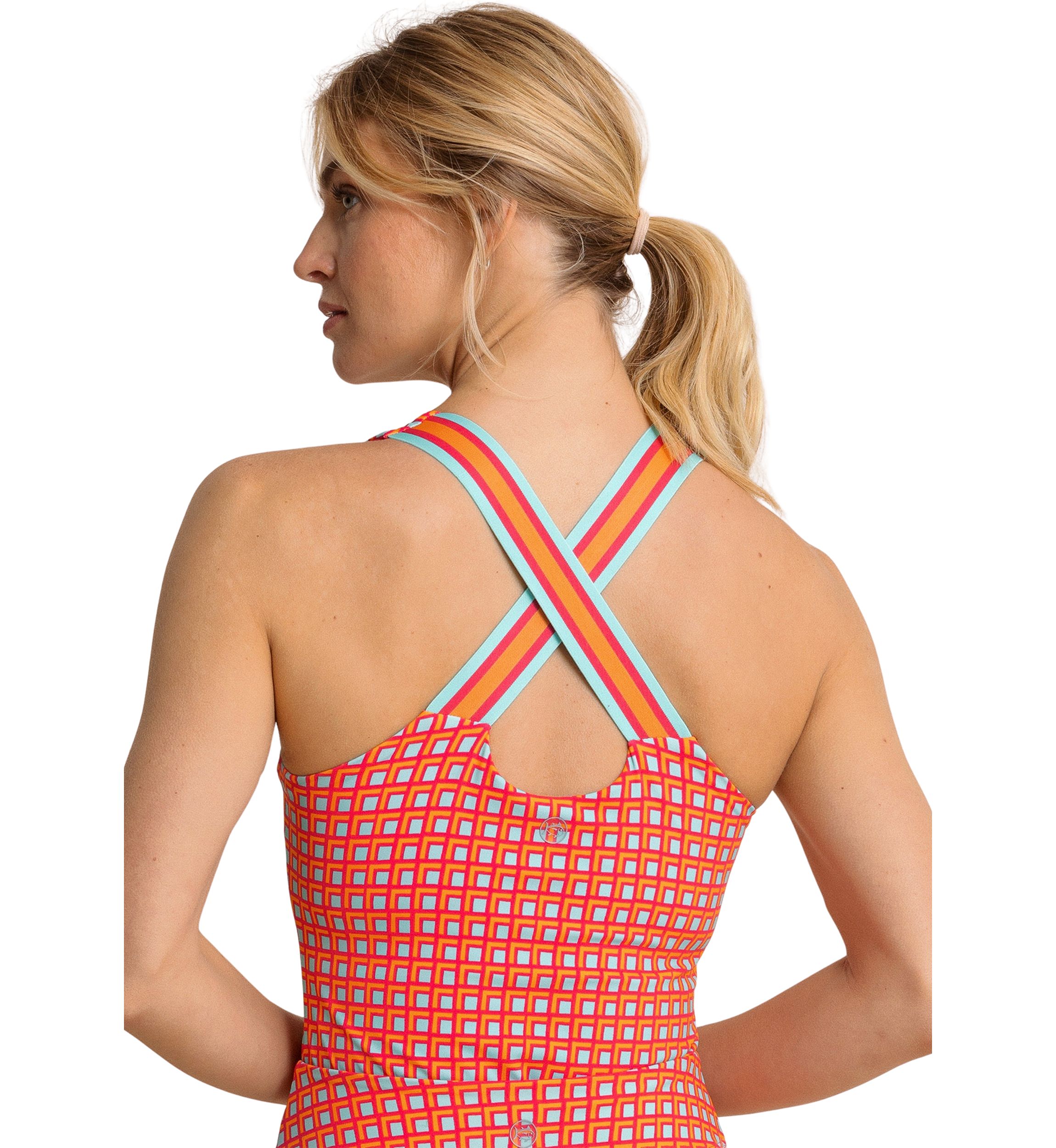 Natalie Printed Cross Back Tank
