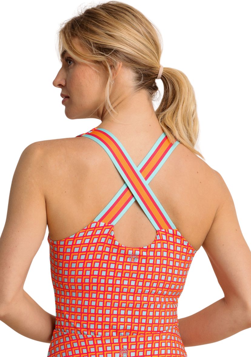 Natalie Printed Cross Back Tank