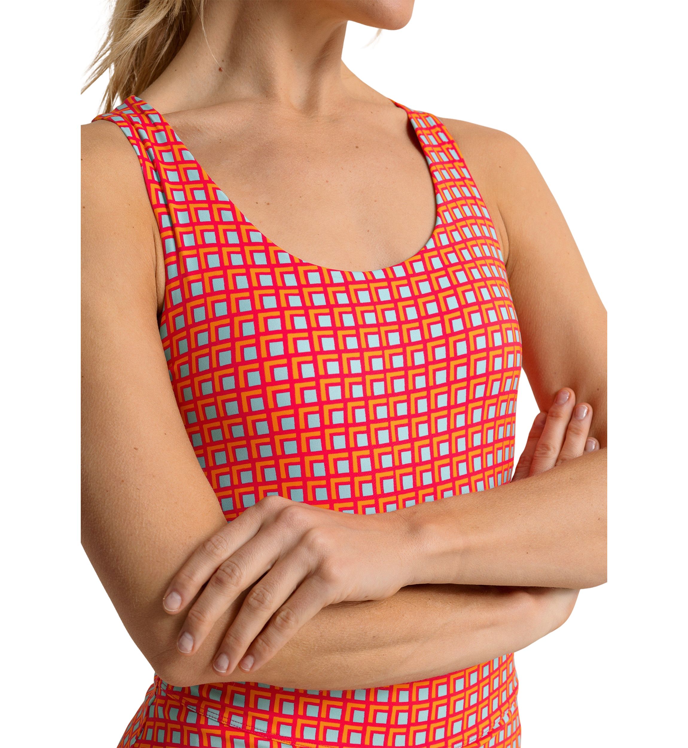 Natalie Printed Cross Back Tank
