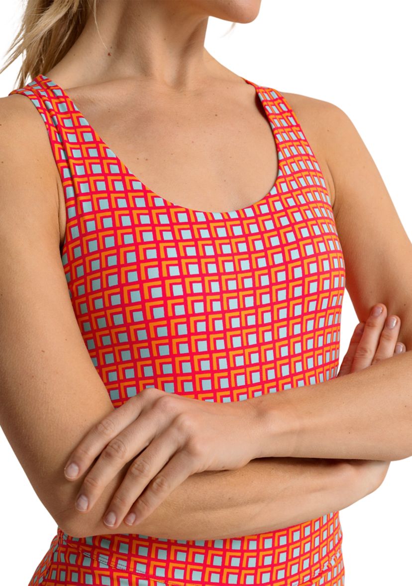 Natalie Printed Cross Back Tank