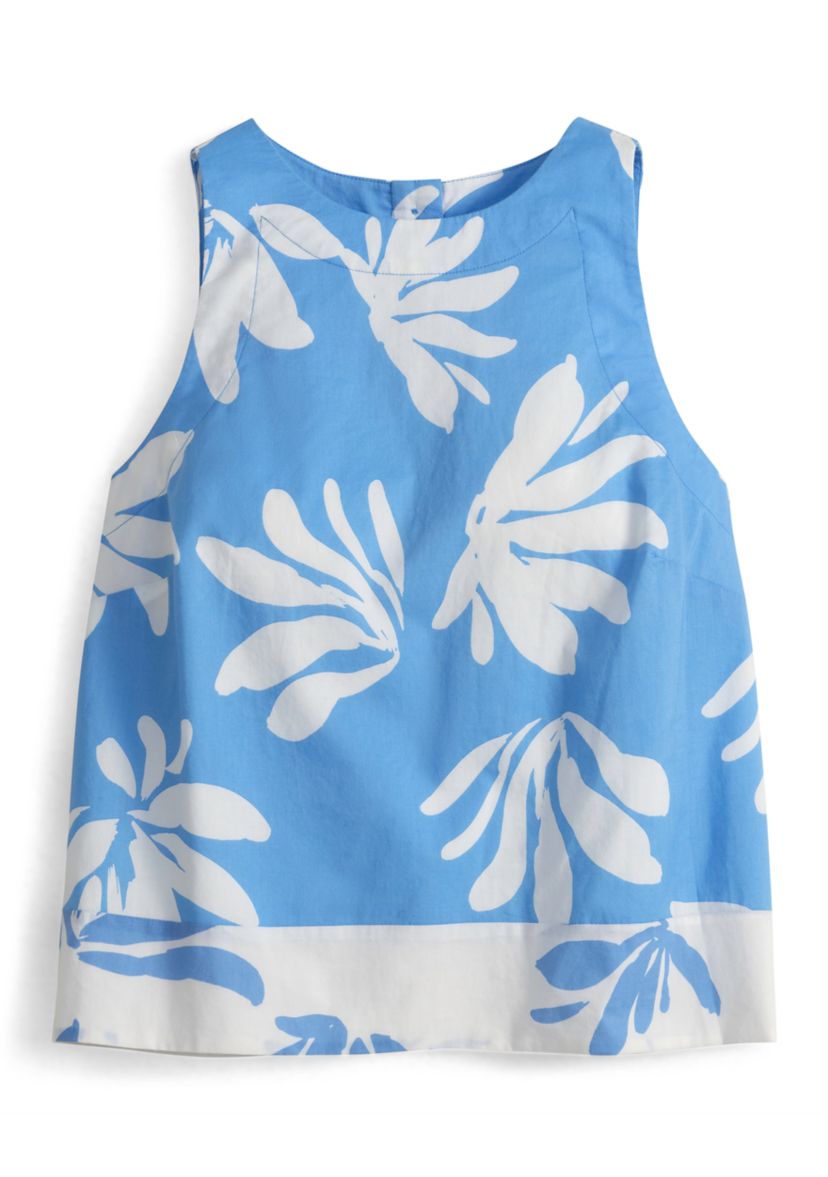 Womens Simone Leafy Luxe Printed Tank 