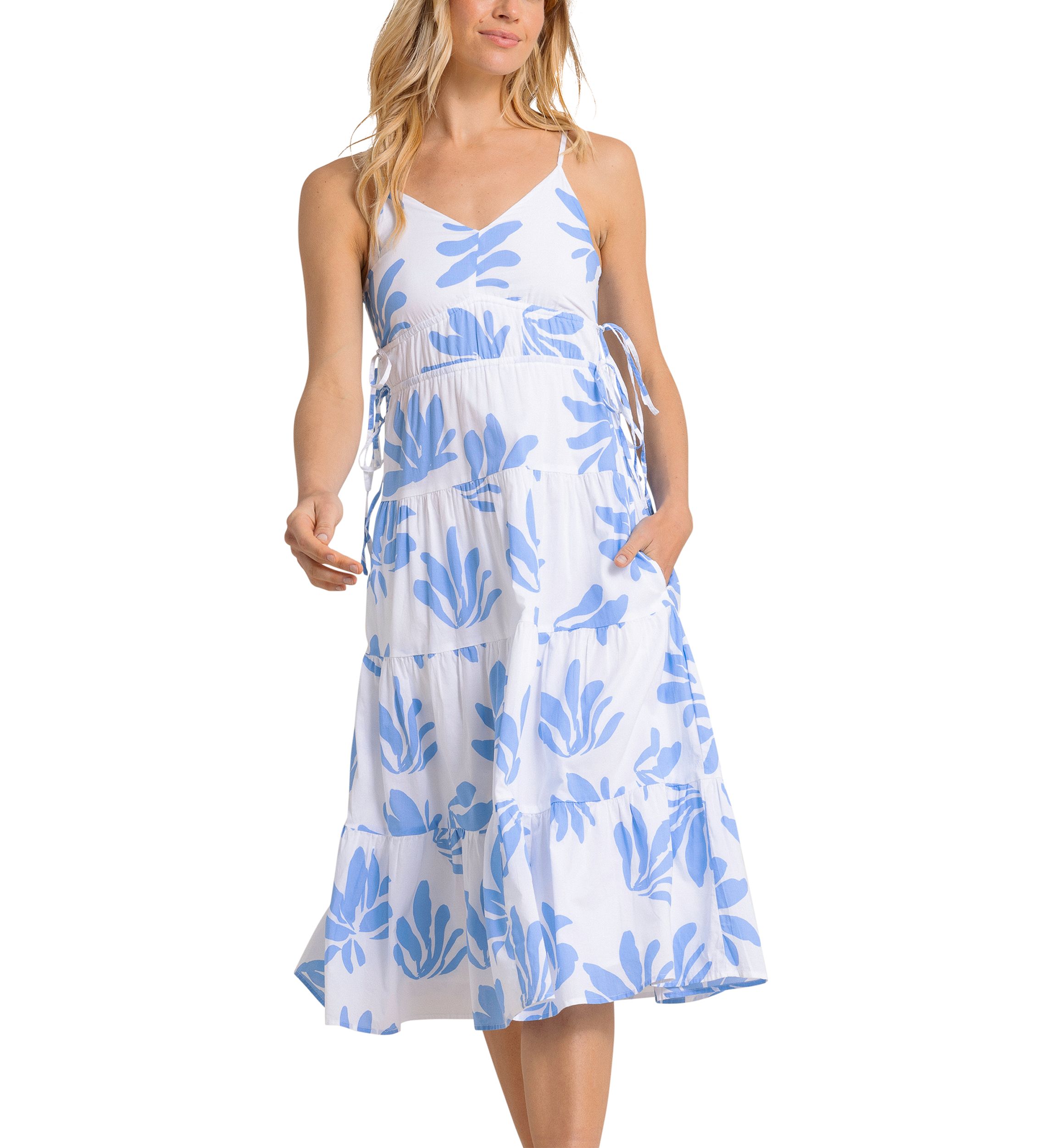 Raquel Luxe Leafy Midi Dress