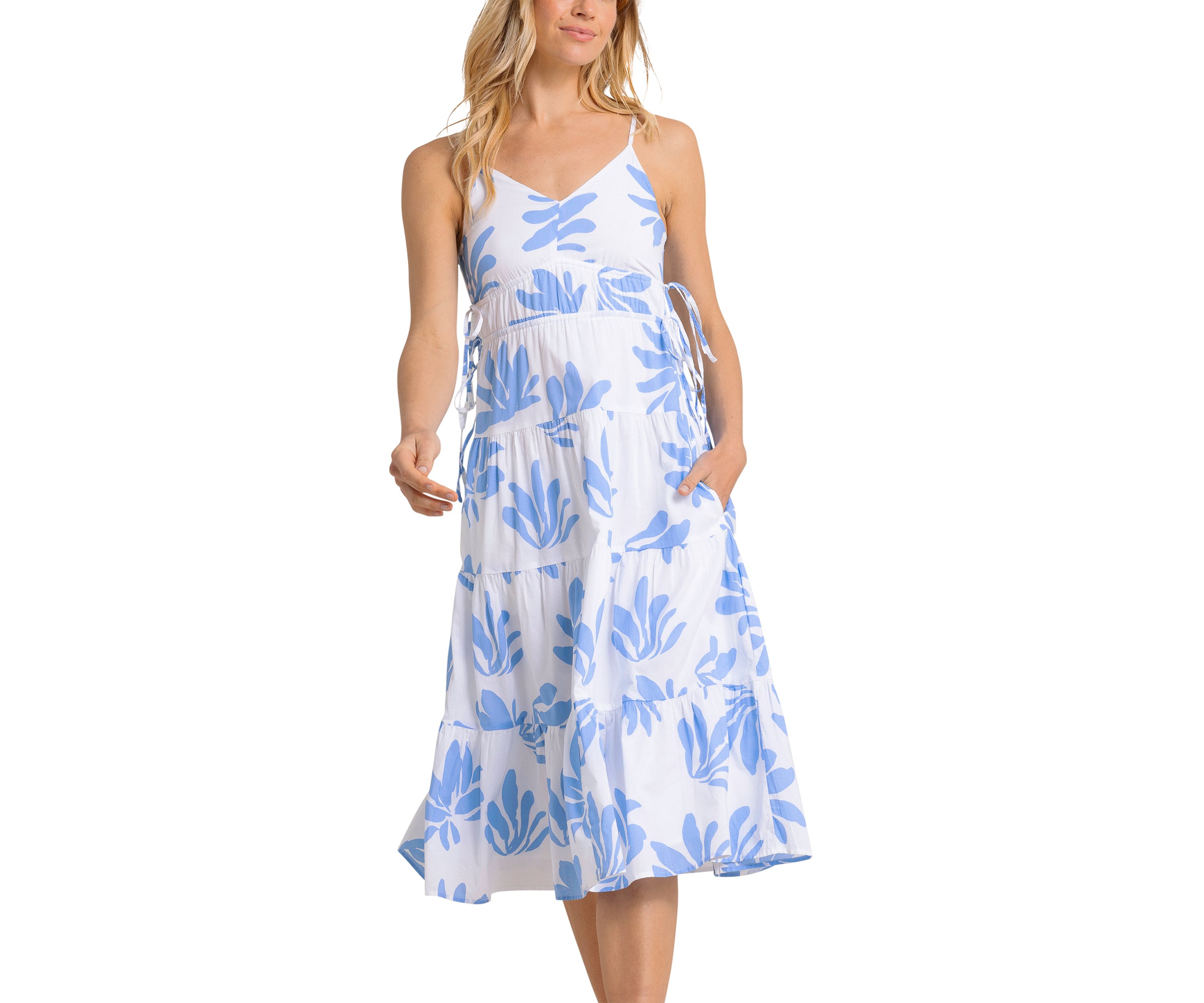 Raquel Luxe Leafy Midi Dress
