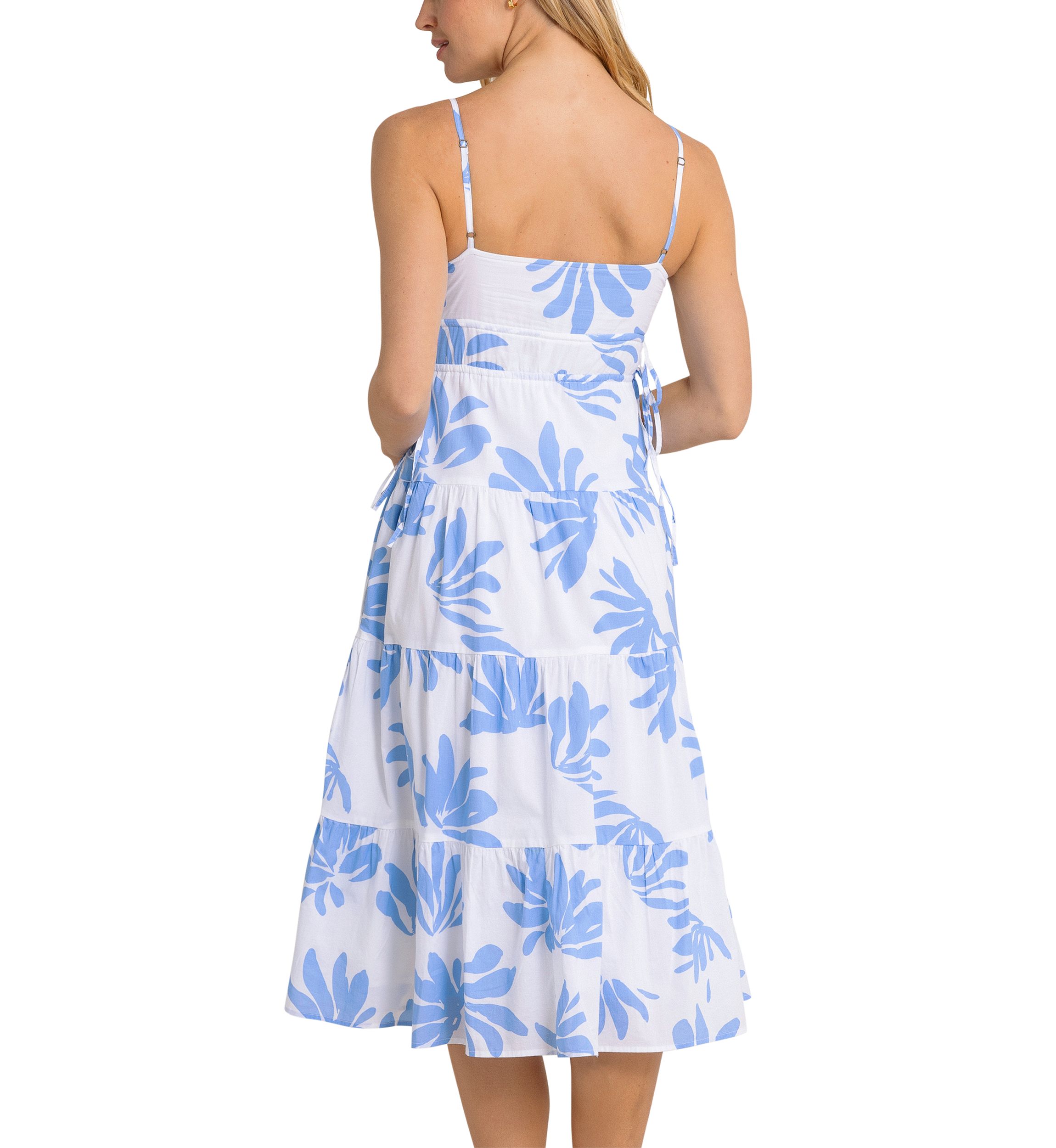 Raquel Luxe Leafy Midi Dress