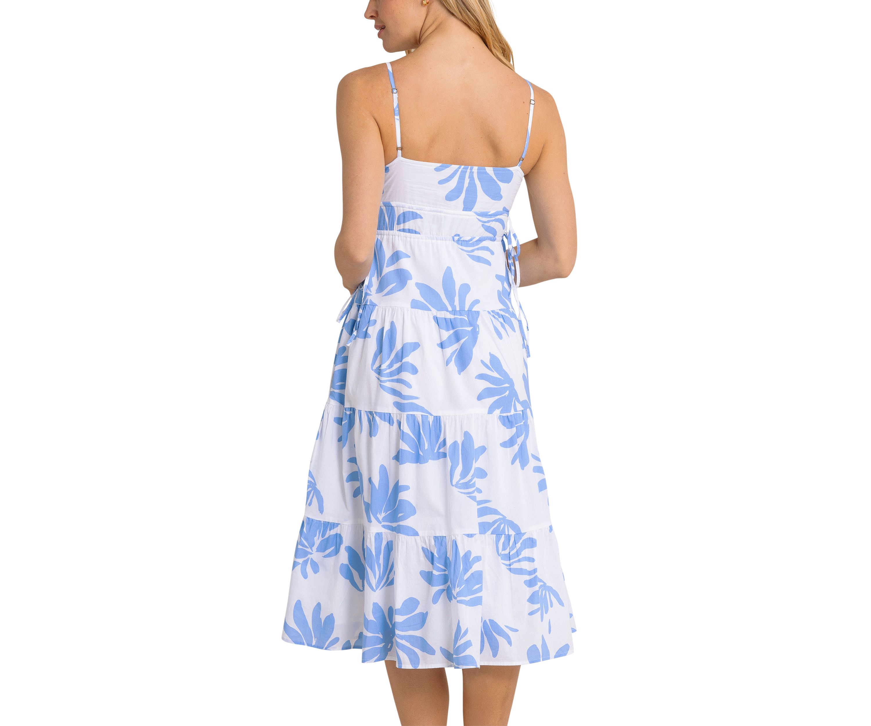 Raquel Luxe Leafy Midi Dress