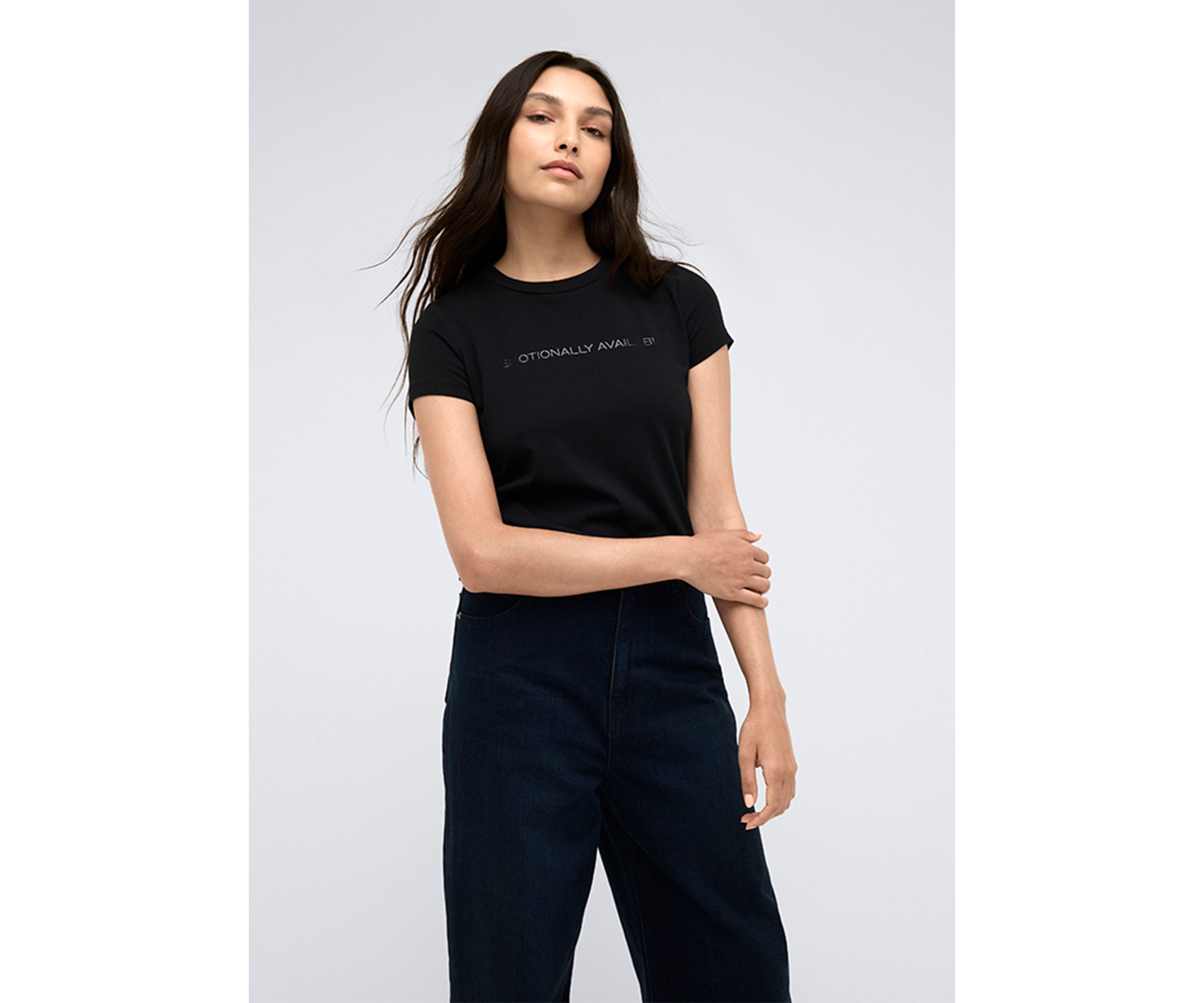 Womens Short Sleeve Emotion Avail Graphic T-Shirt