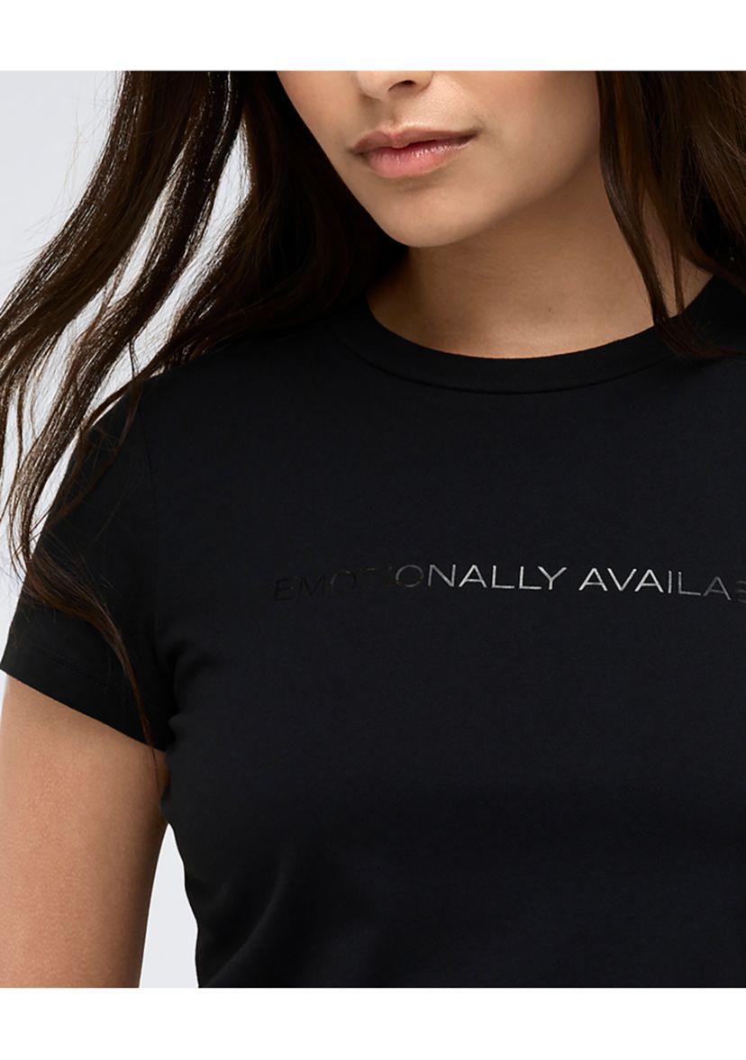 Womens Short Sleeve Emotion Avail Graphic T-Shirt