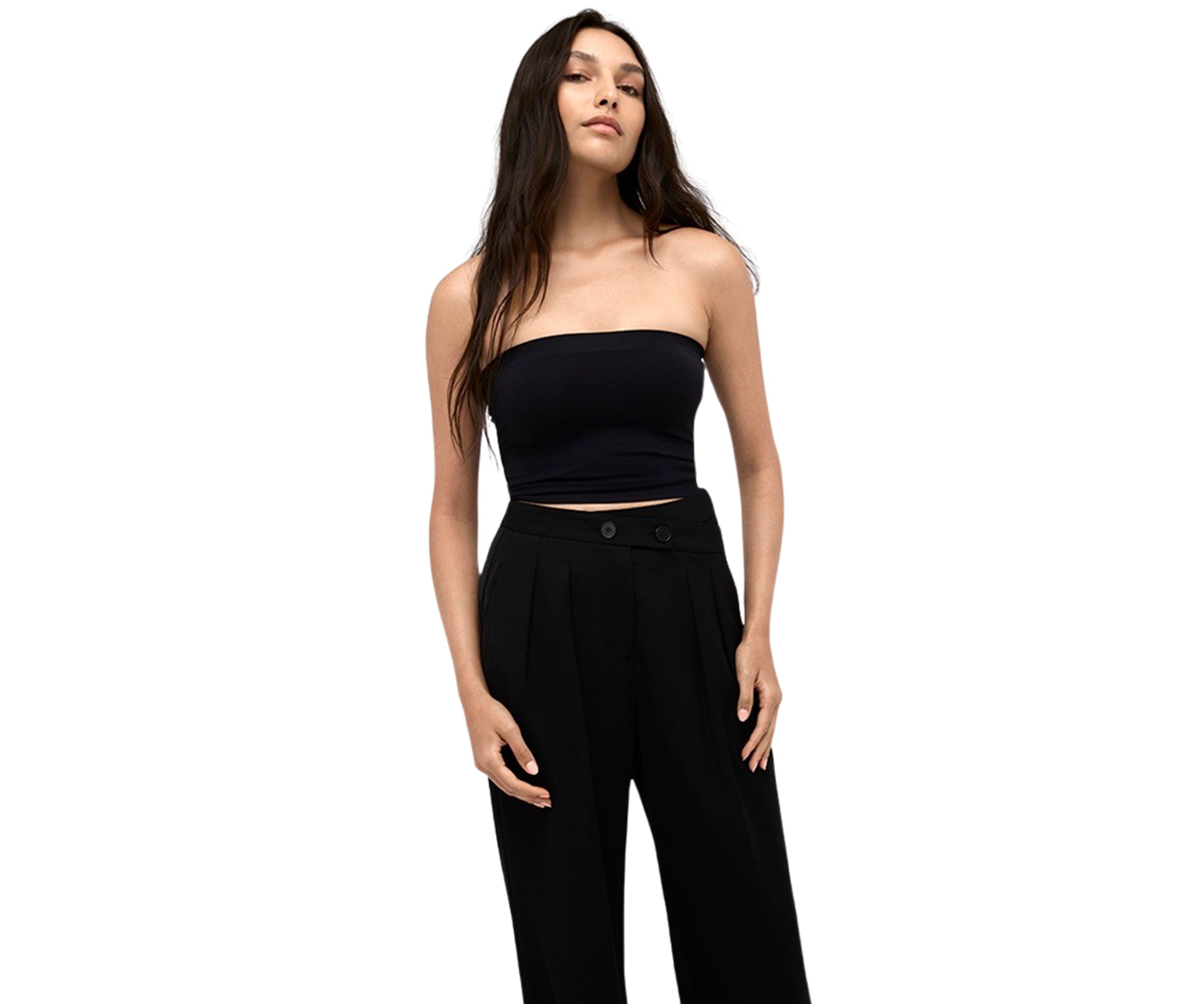 Womens Seamless Bandeau Top