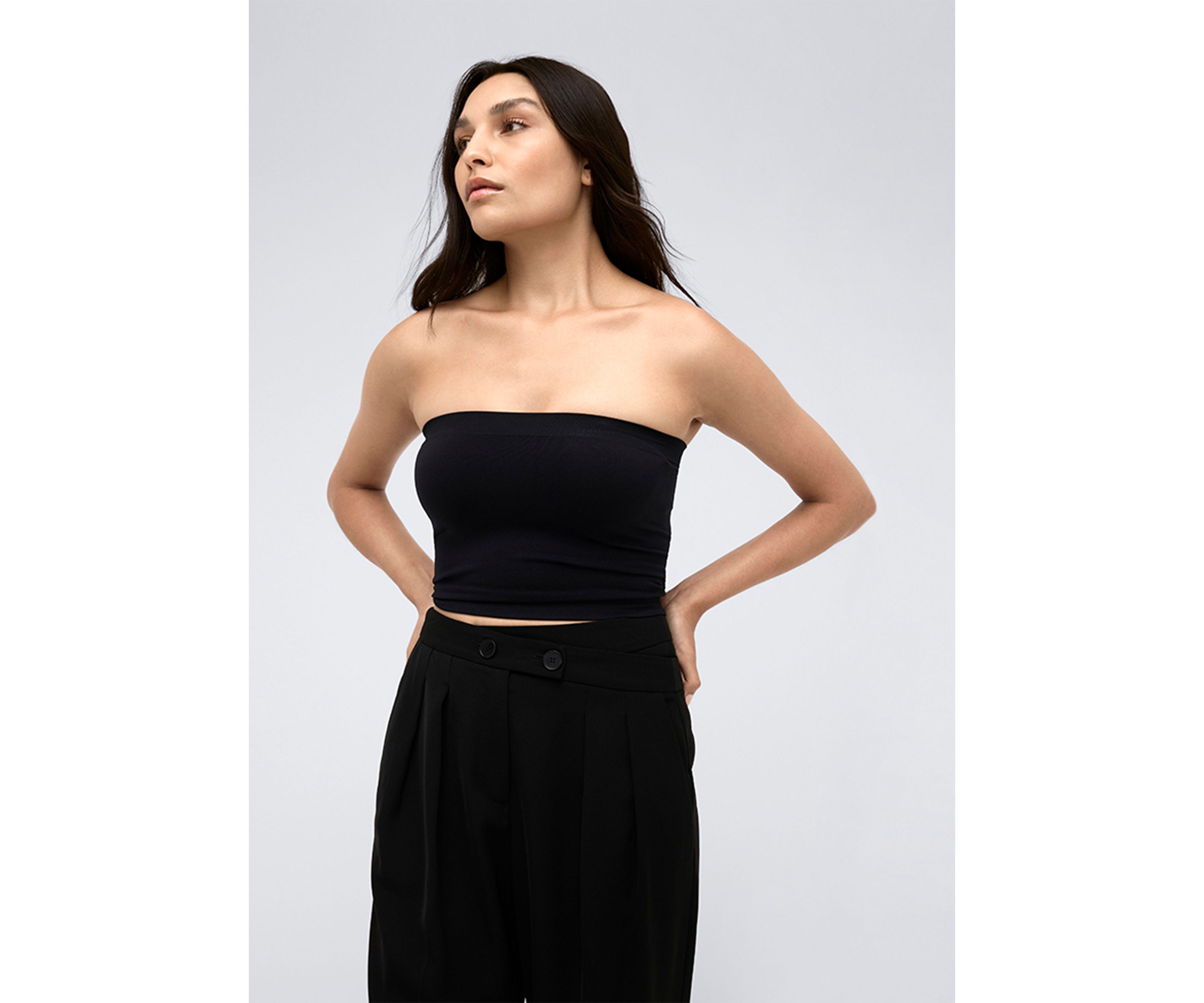 Womens Seamless Bandeau Top