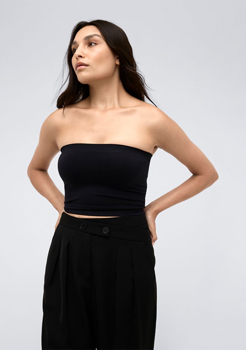 Womens Seamless Bandeau Top