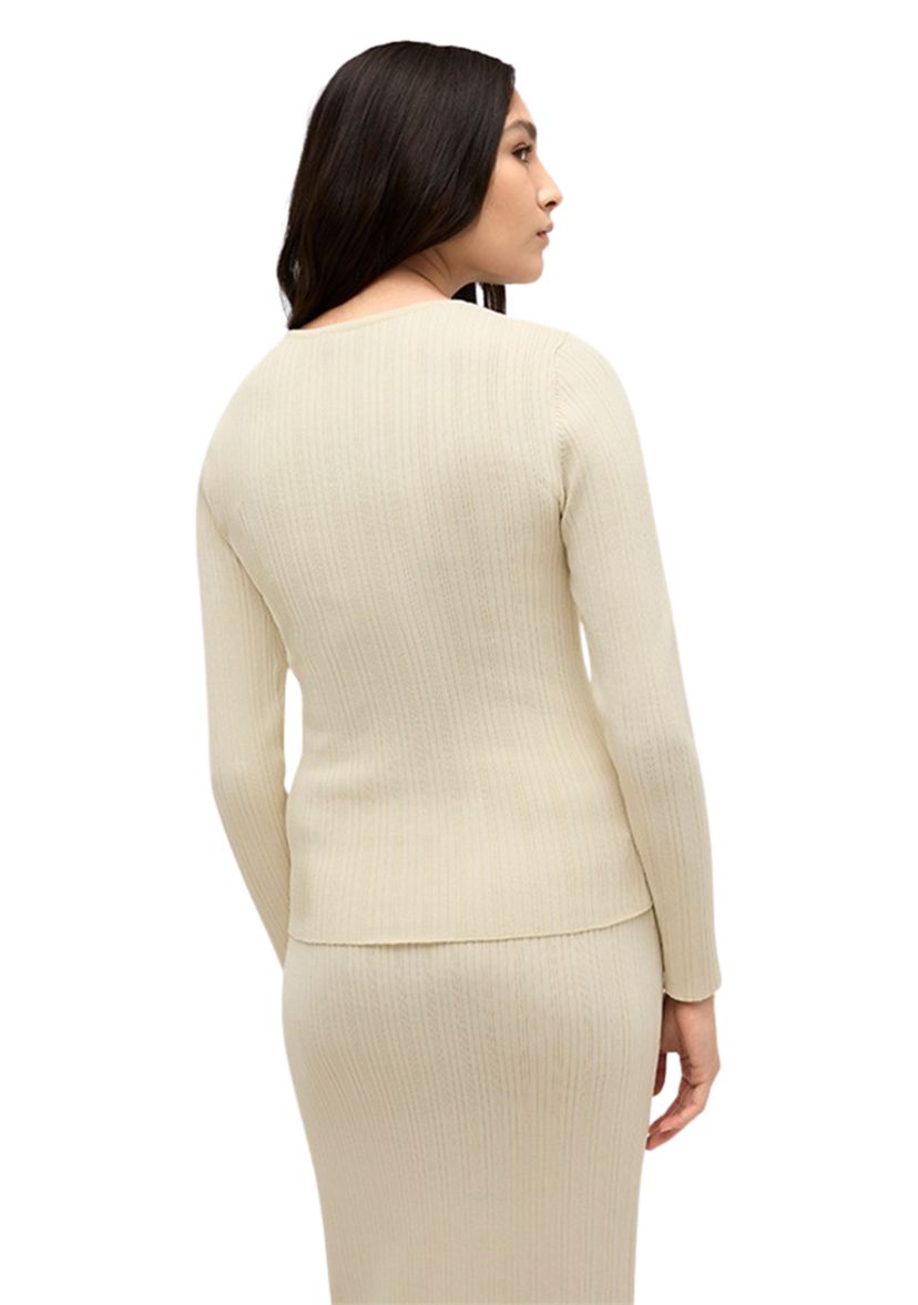 Womens RIbbed Knit Top