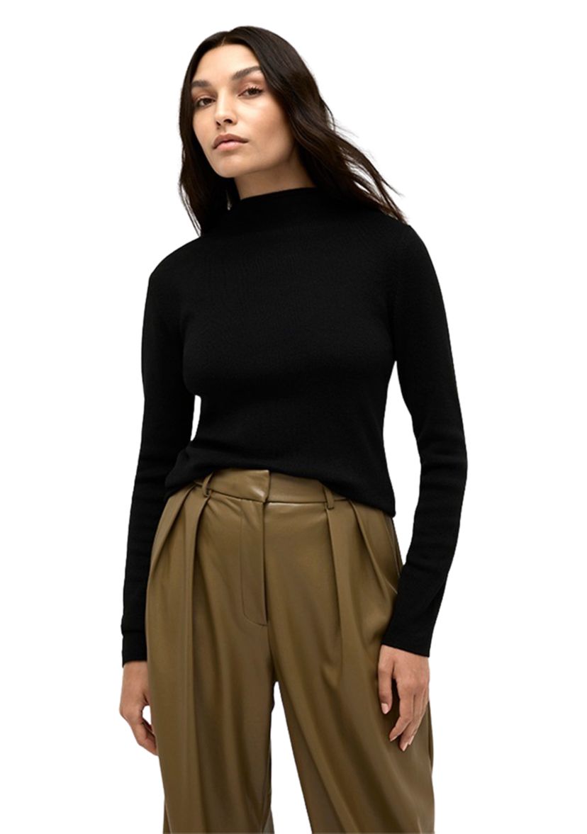 Womens Ribbed Knit Sweater