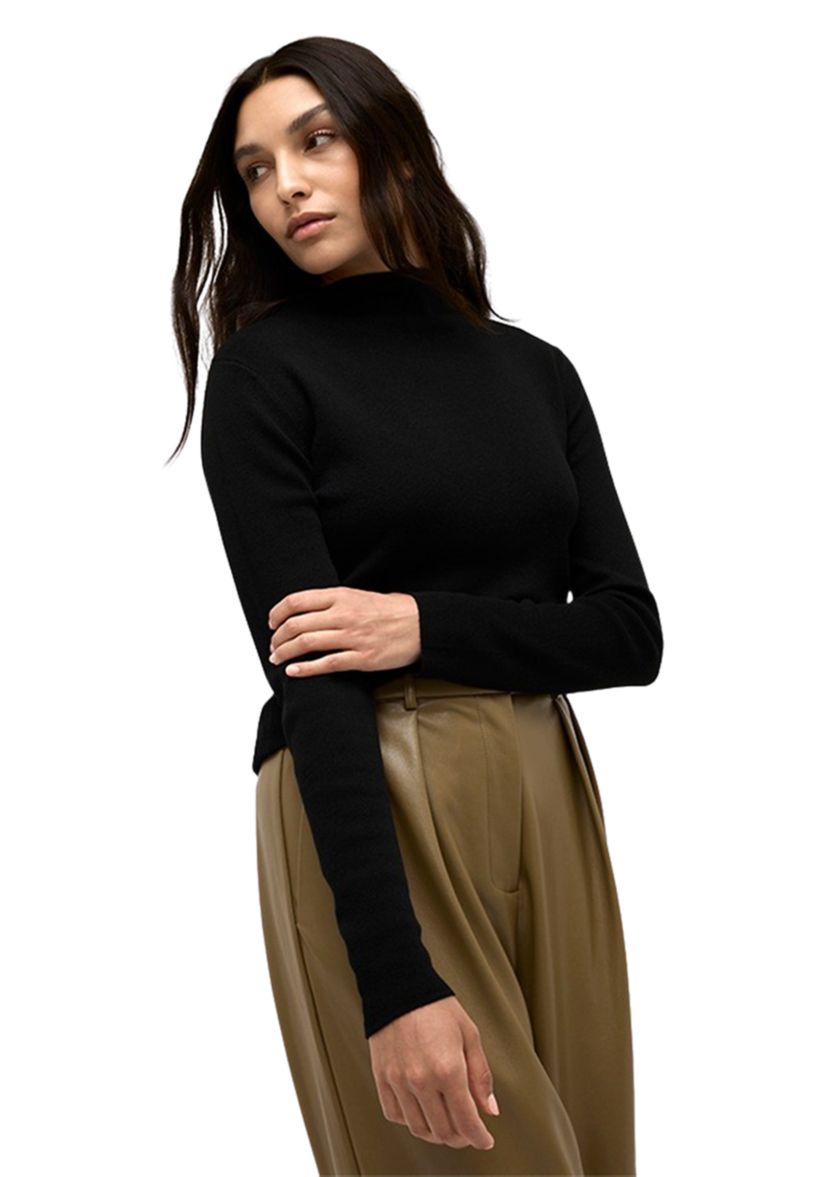 Womens Ribbed Knit Sweater