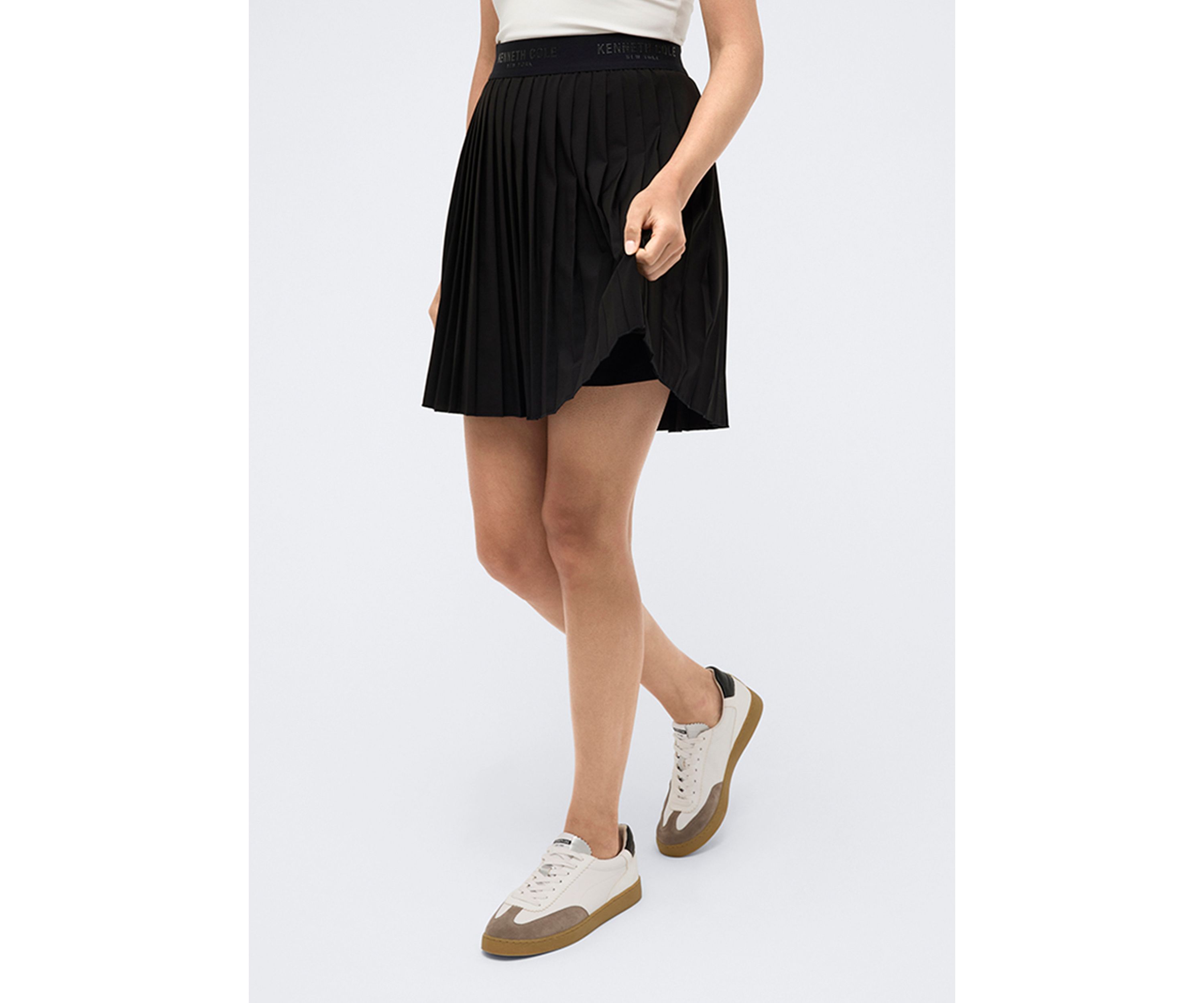 Womens Pleated Short Skirt