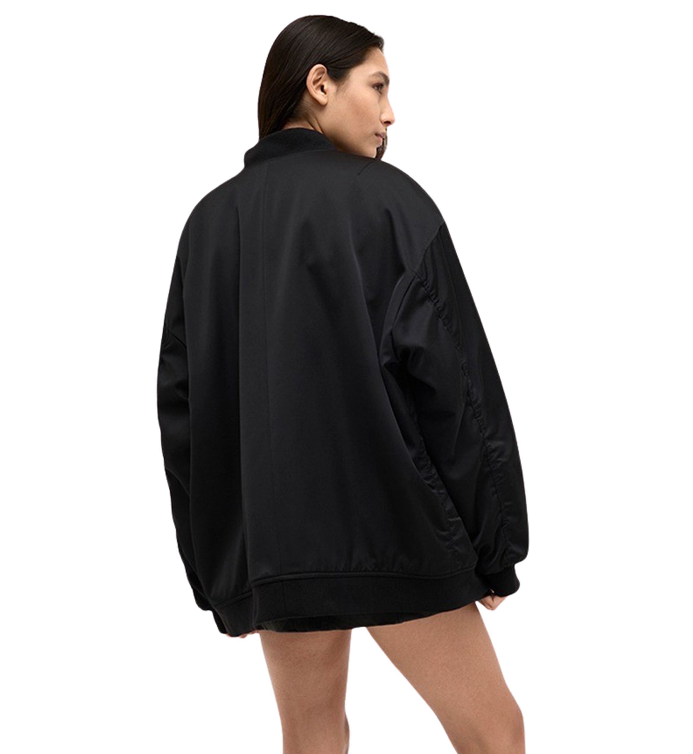 Womens Oversized Bomber Jacket 