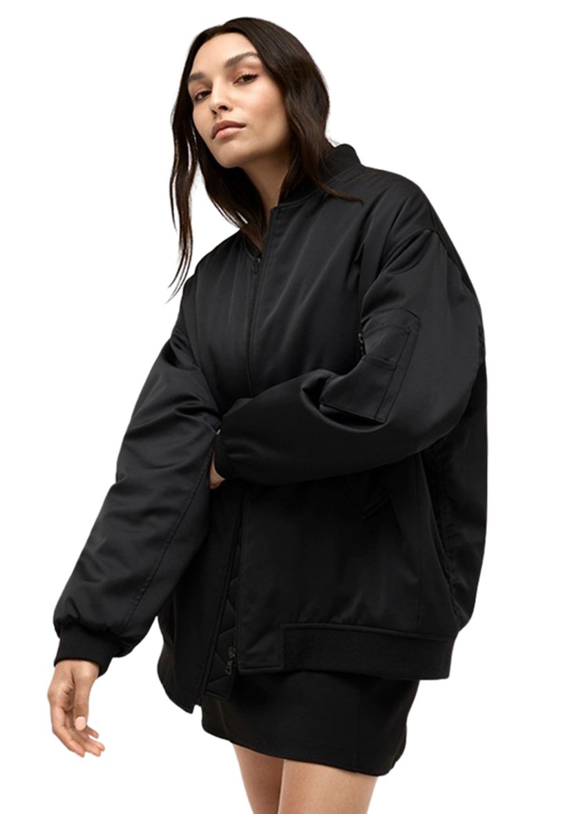 Womens Oversized Bomber Jacket 