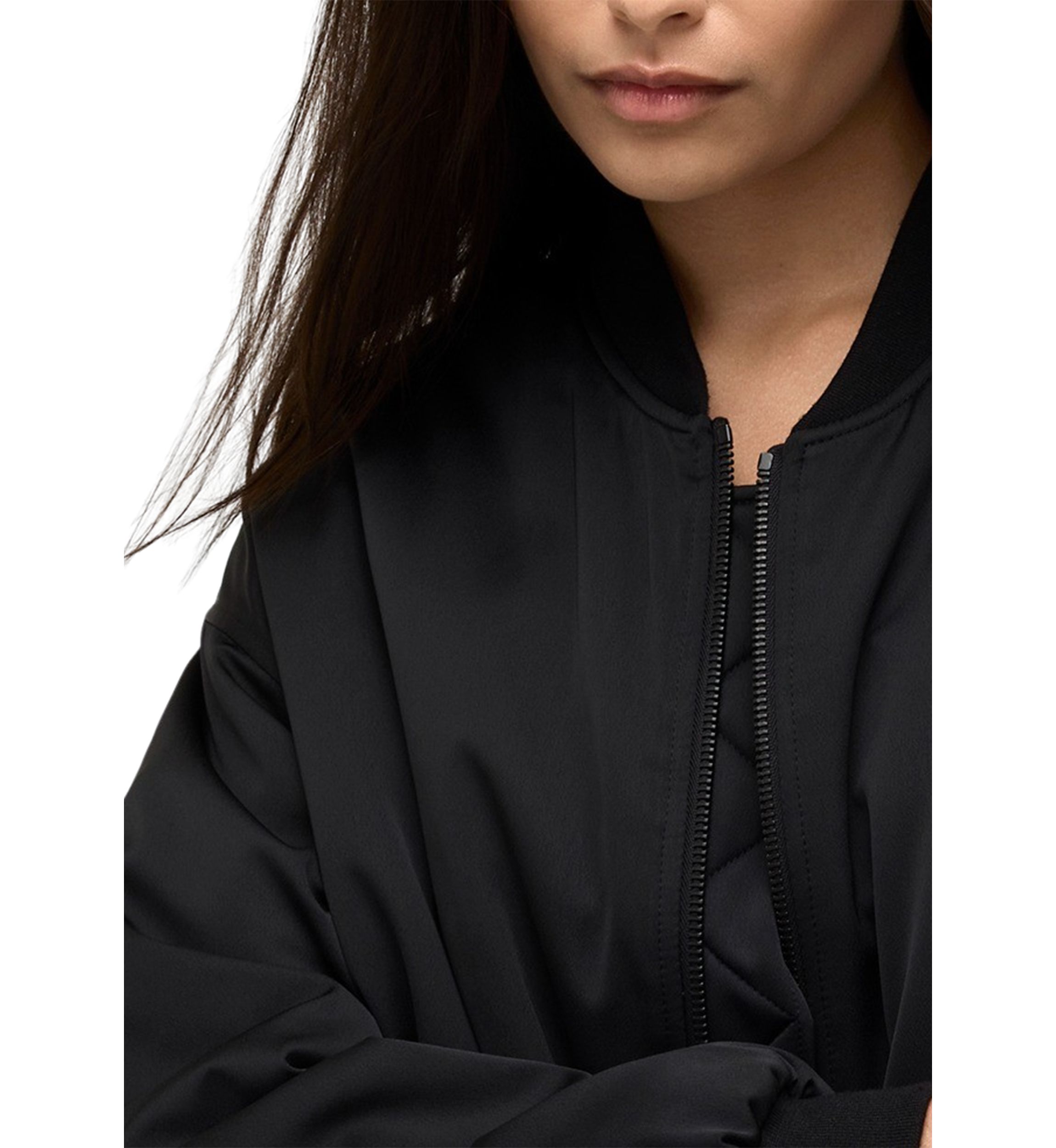Womens Oversized Bomber Jacket 