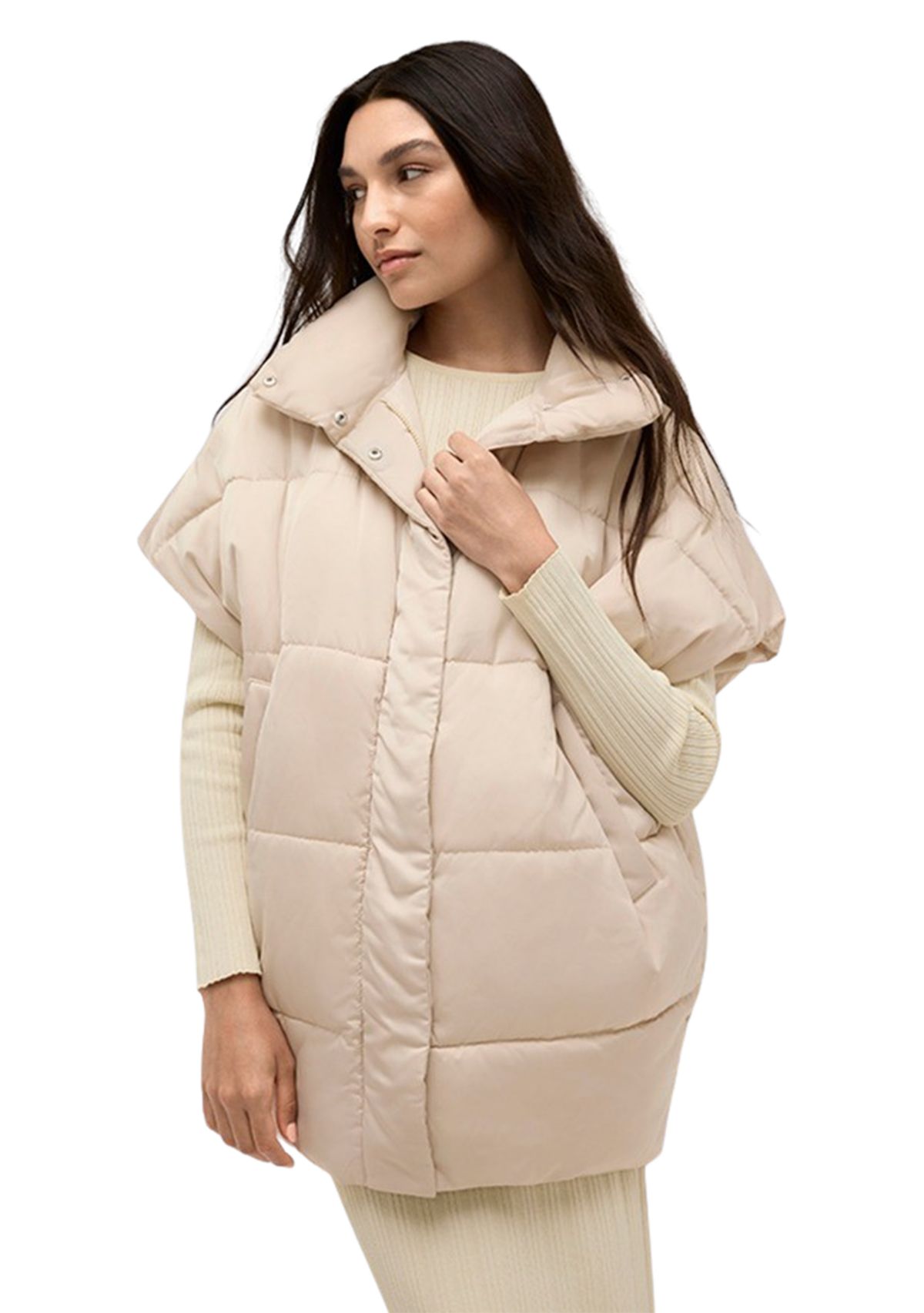 Womens Oversized Puffer Vest