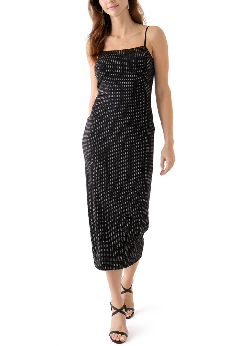 Womens Sleeveless Stud Dress