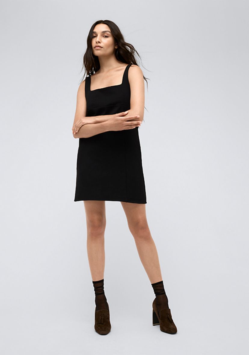 Womens Sleeveless Bar Back Sheath Dress