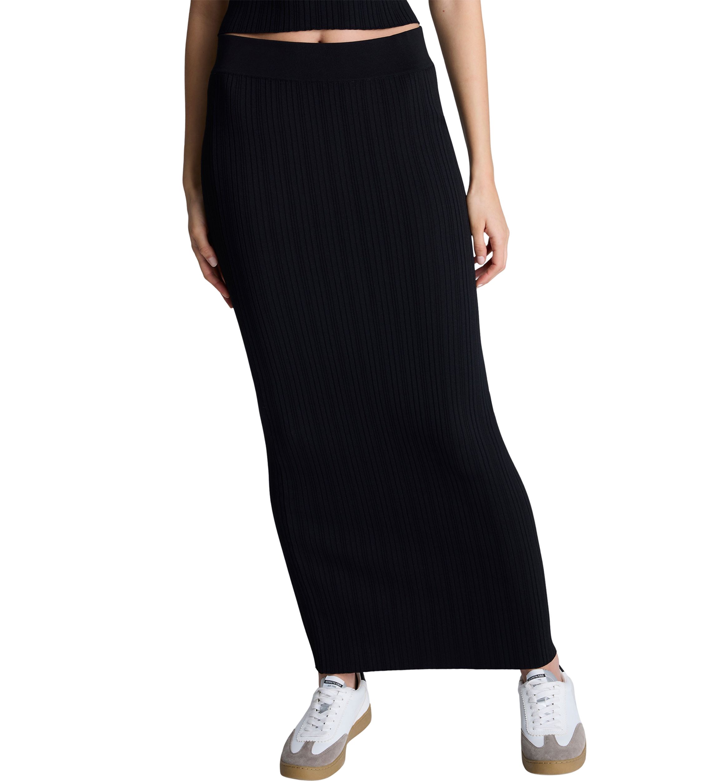 Womens Ribbed Sweater Knit Skirt