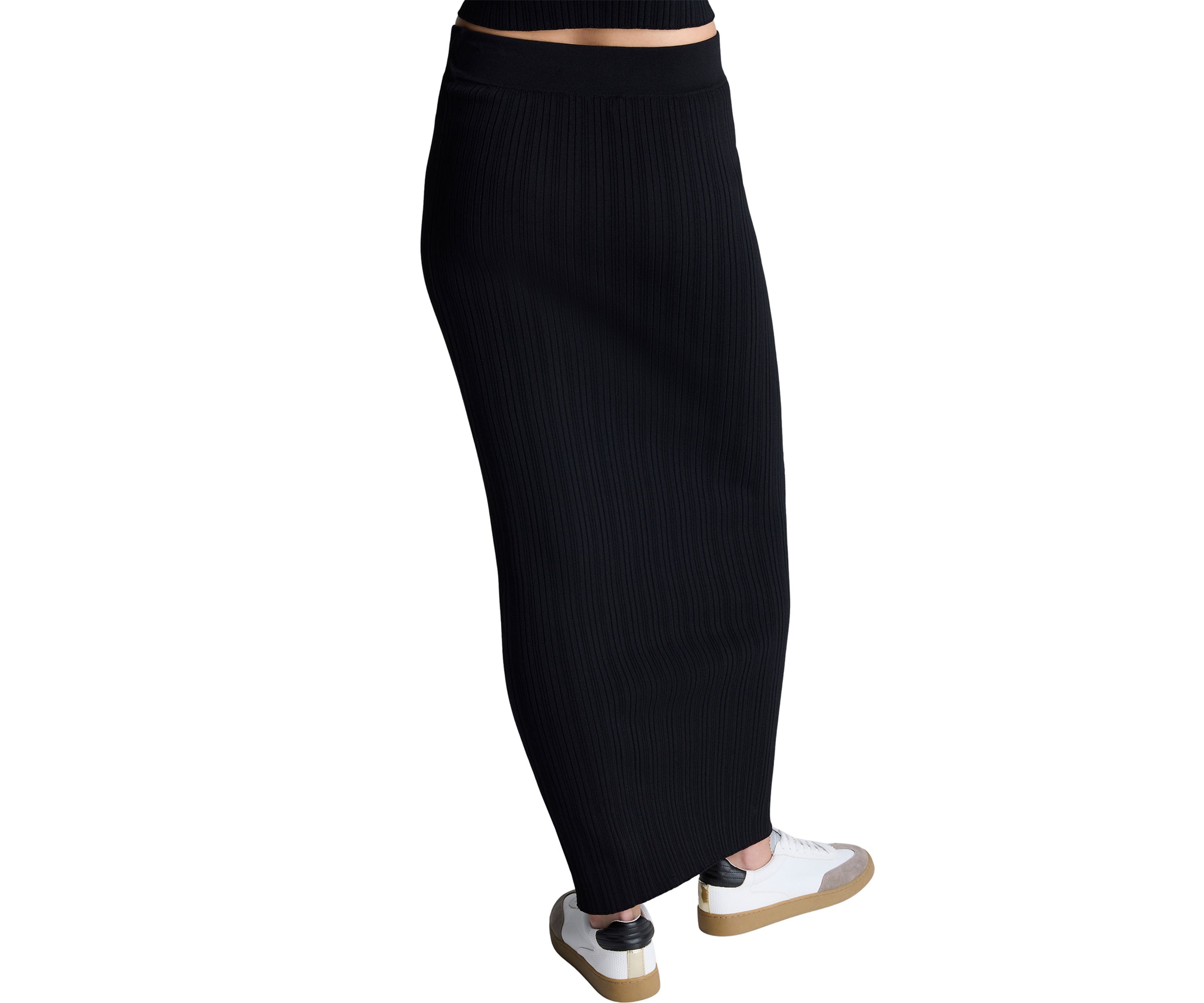 Womens Ribbed Sweater Knit Skirt
