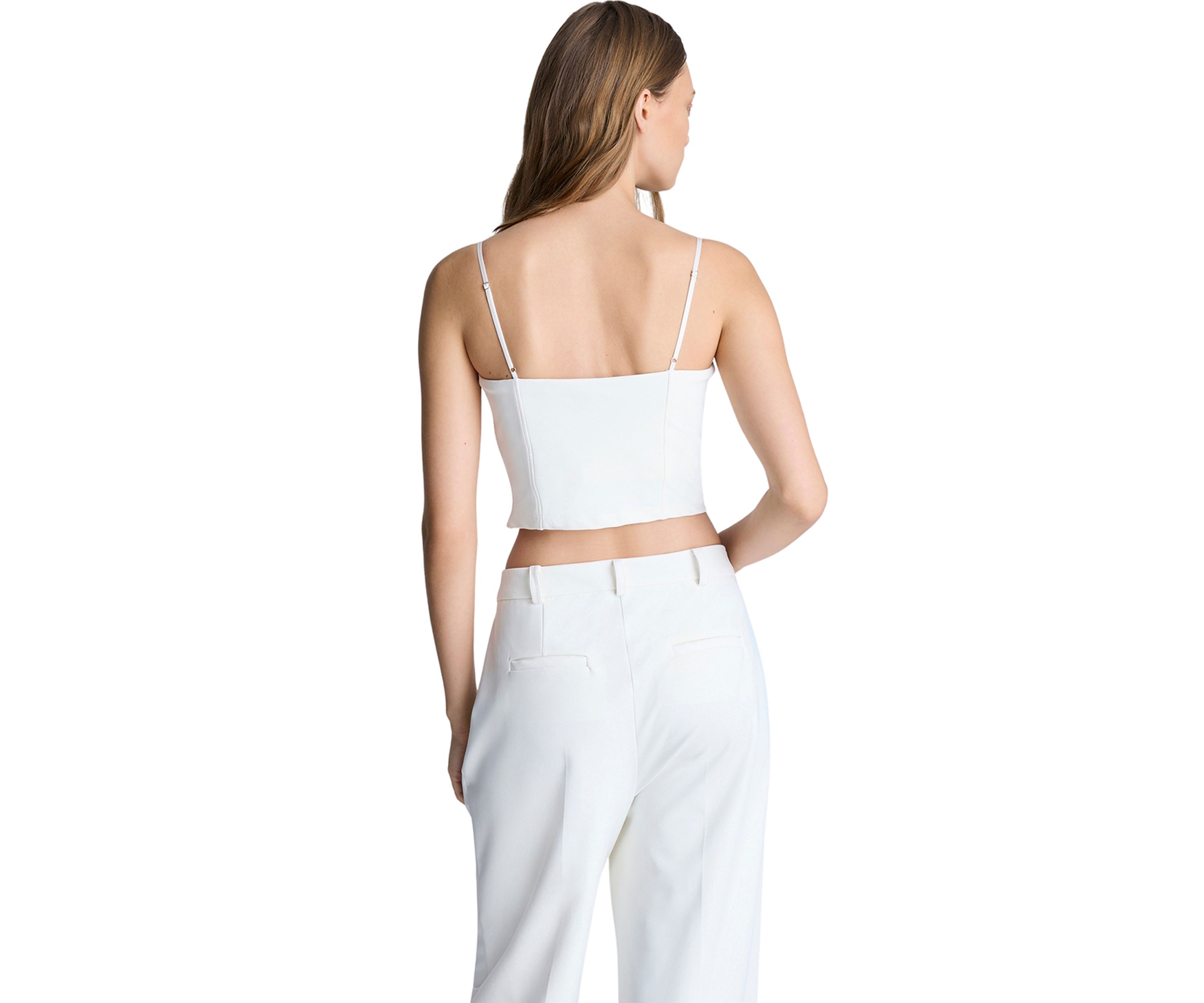 Womens Cropped Cami Bustier 