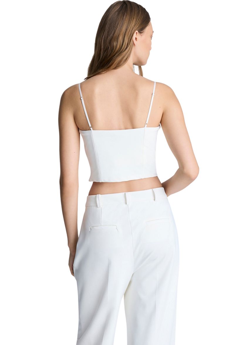 Womens Cropped Cami Bustier 